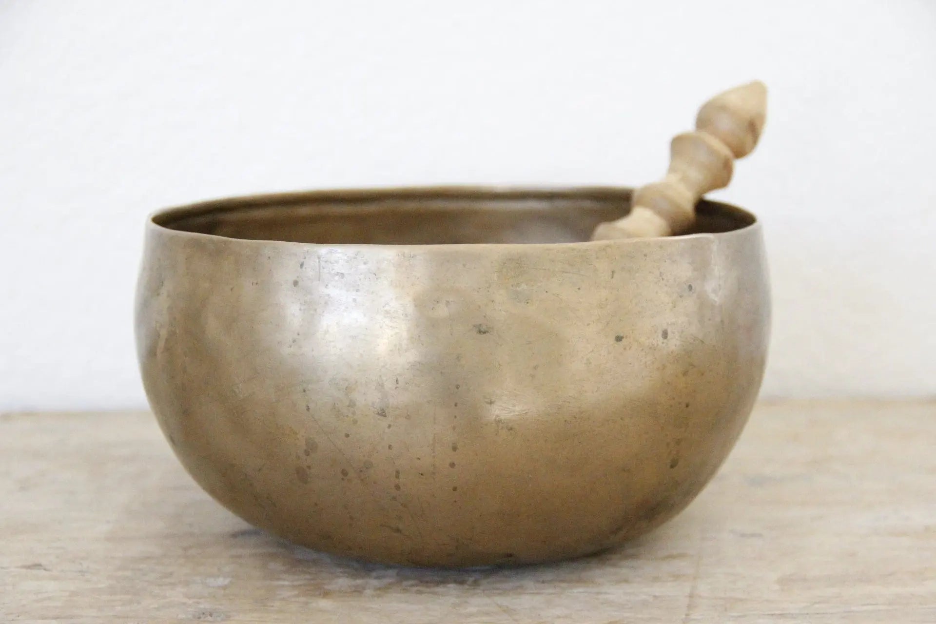 Tibetan Antique Singing Bowl | Hand Hammered Brass/Metals  Debra Hall Lifestyle