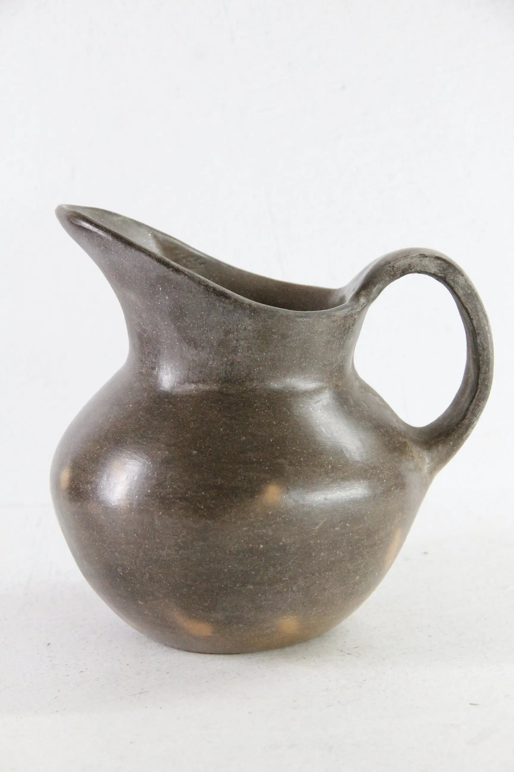 Mexican Pottery Pitcher Vintage Oaxaca Hand Made