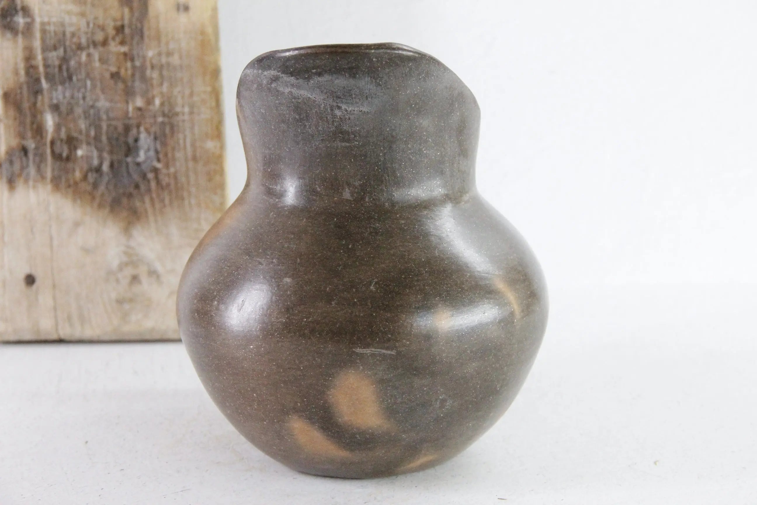 Mexican Pottery Pitcher Vintage Oaxaca Hand Made