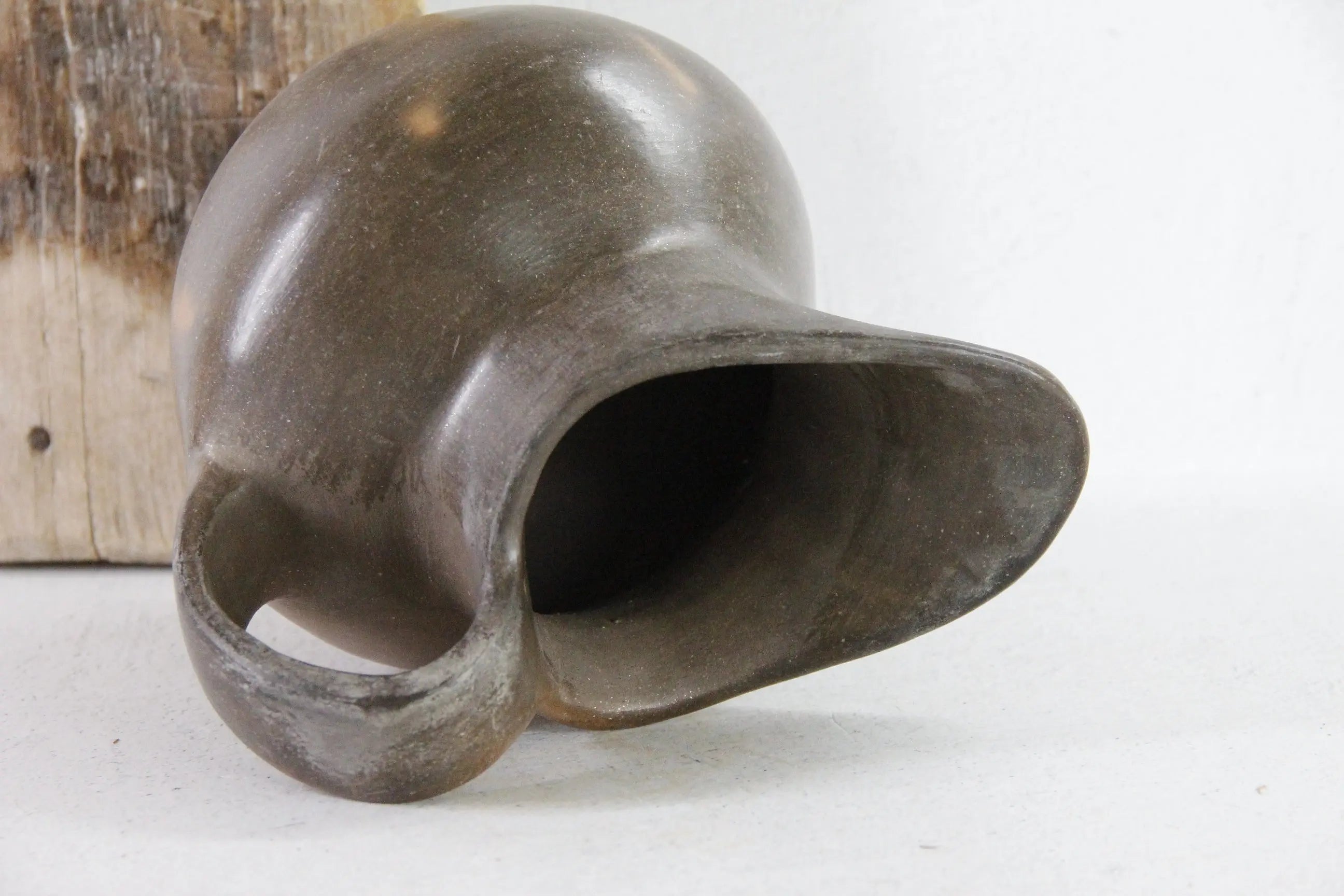 Mexican Pottery Pitcher Vintage Oaxaca Hand Made