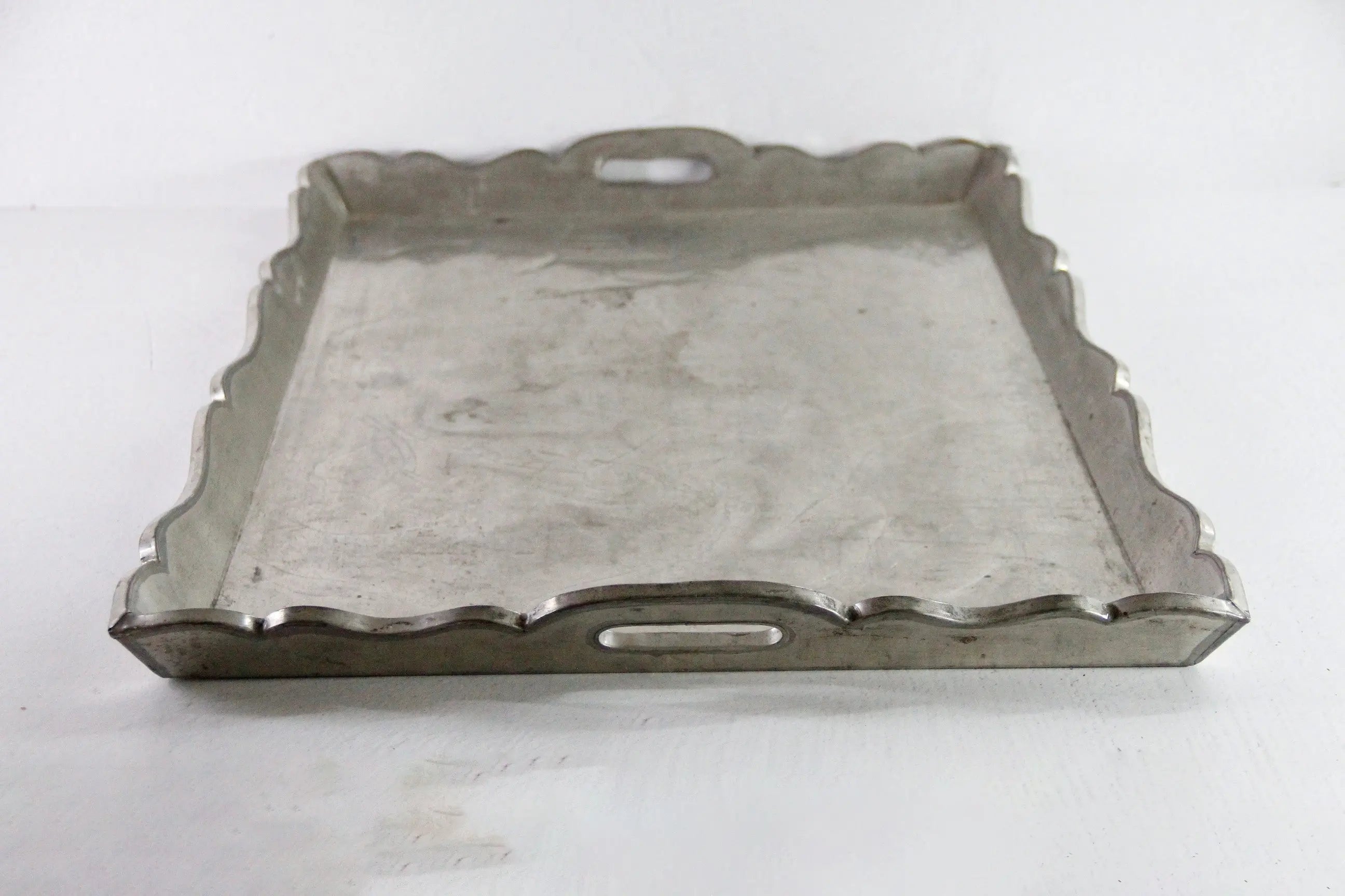 Mexican Tin Tray| Extra Large Vintage Folk Art Serving Tray  Debra Hall Lifestyle