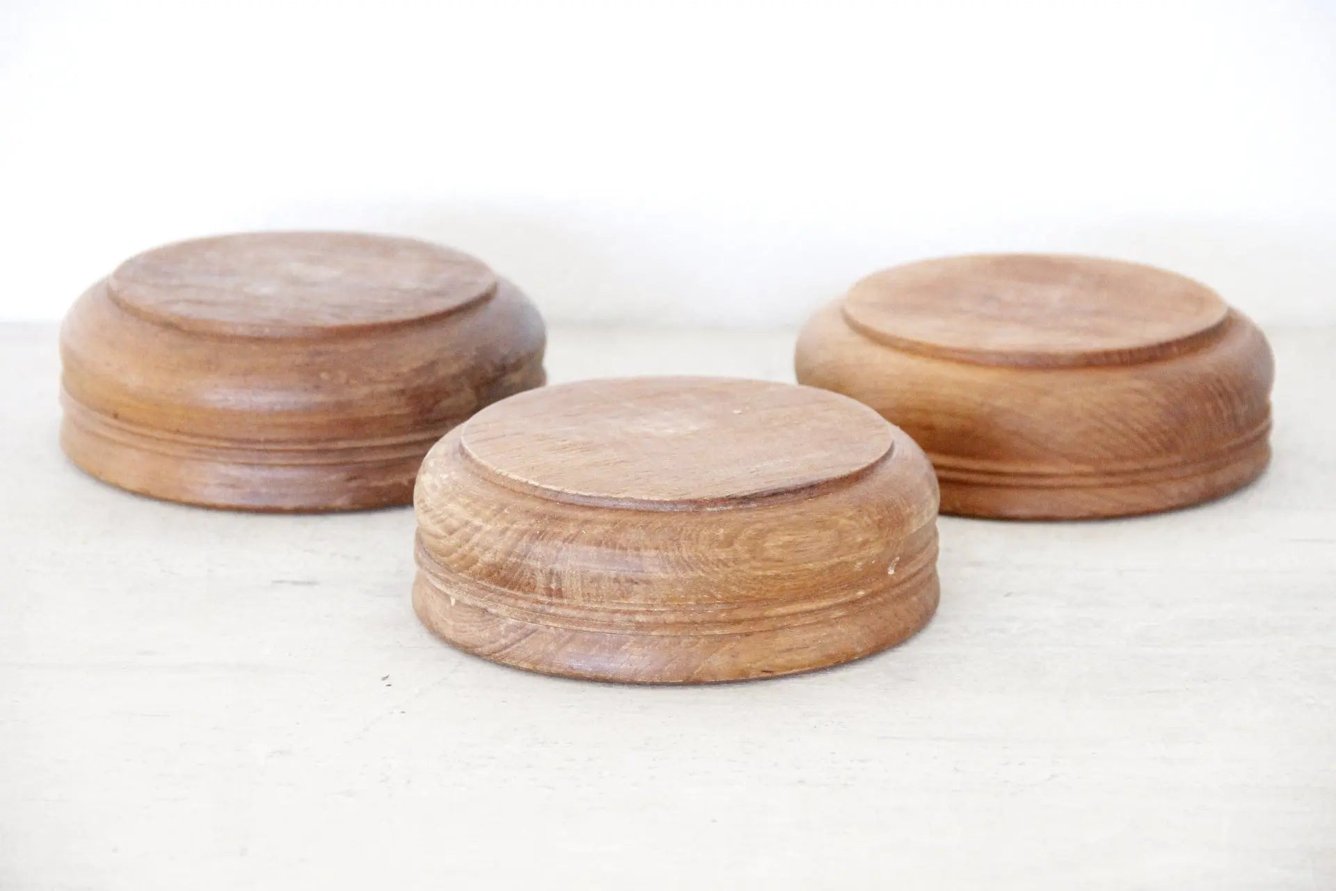 Midcentury Teak Wood Salad Bowl | Dinnerware 3 Pcs.  Debra Hall Lifestyle