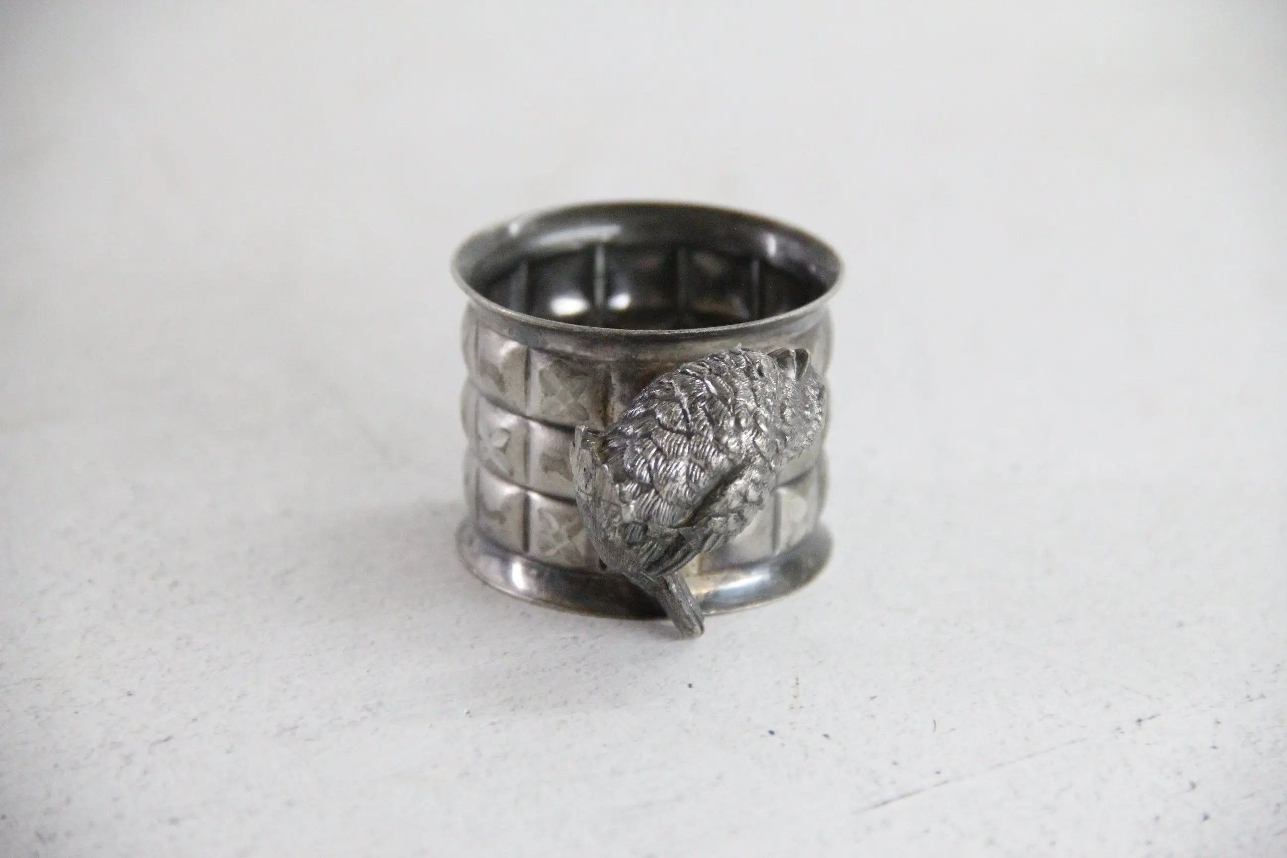 Napkin Ring Studded Bird  Debra Hall Lifestyle