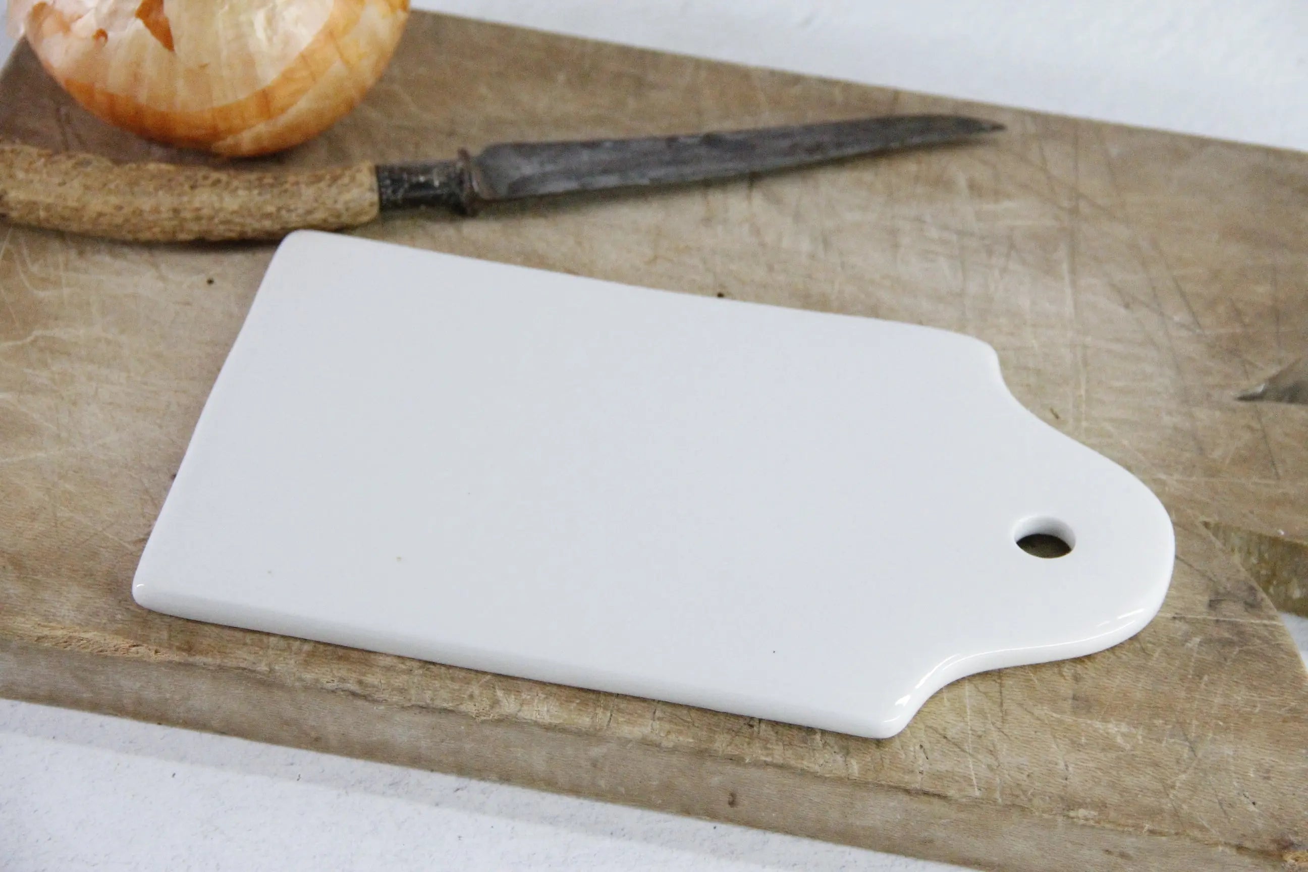Onion Board | Vintage Apilco France Breakfast Board