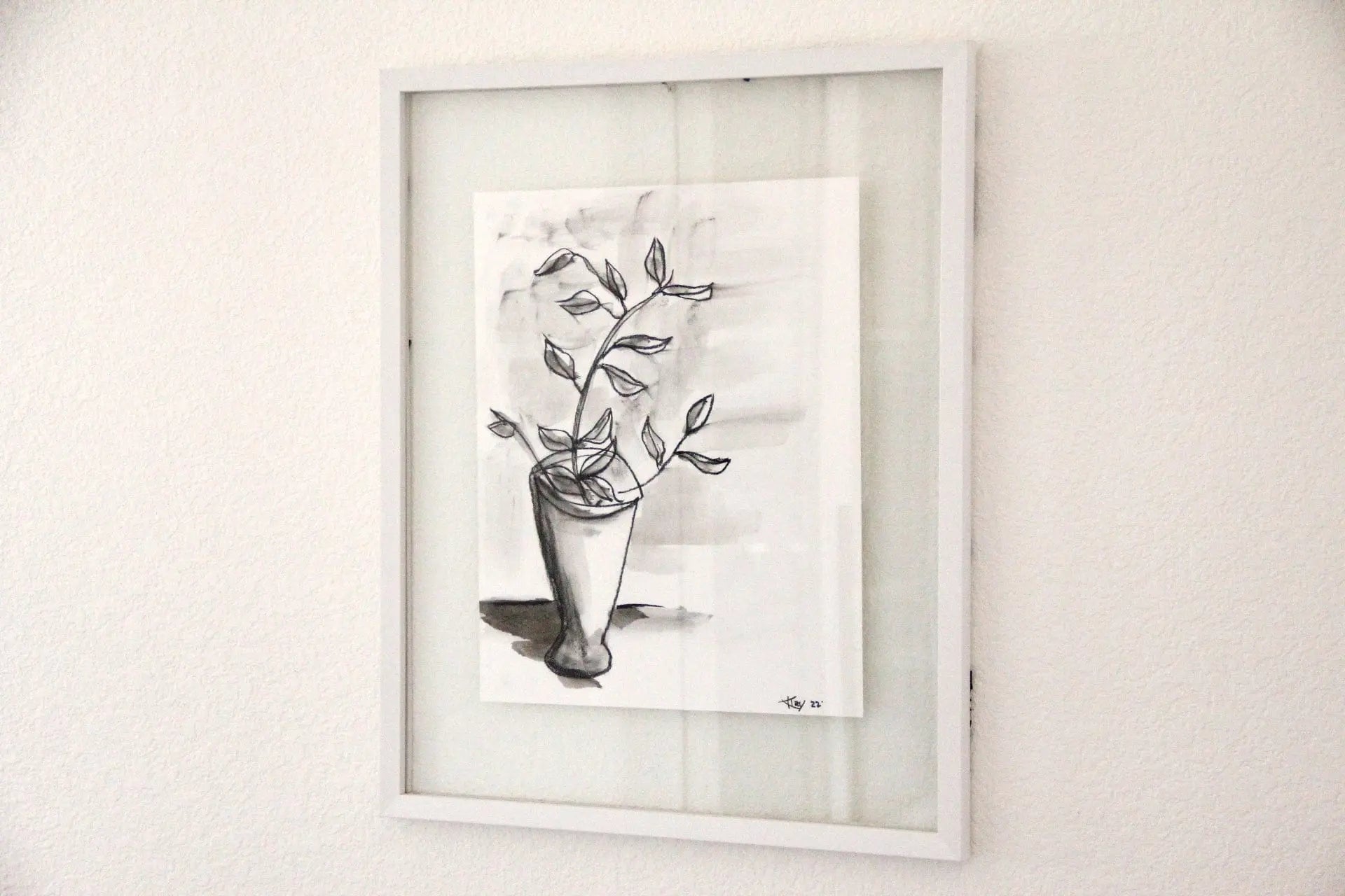 Original Mixed Media Abstract | Contemporary Wall Art | Quiet  Debra Hall Lifestyle