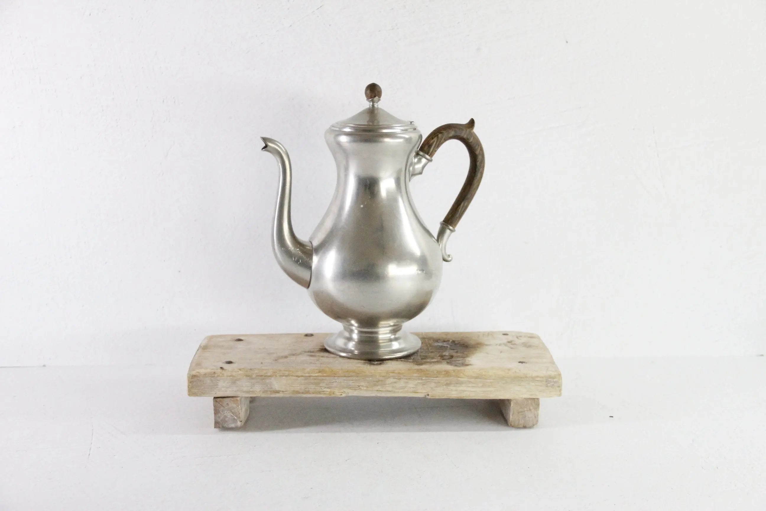 Pewter Coffee Pot by Royal Holland | Midcentury Modern Design  Debra Hall Lifestyle