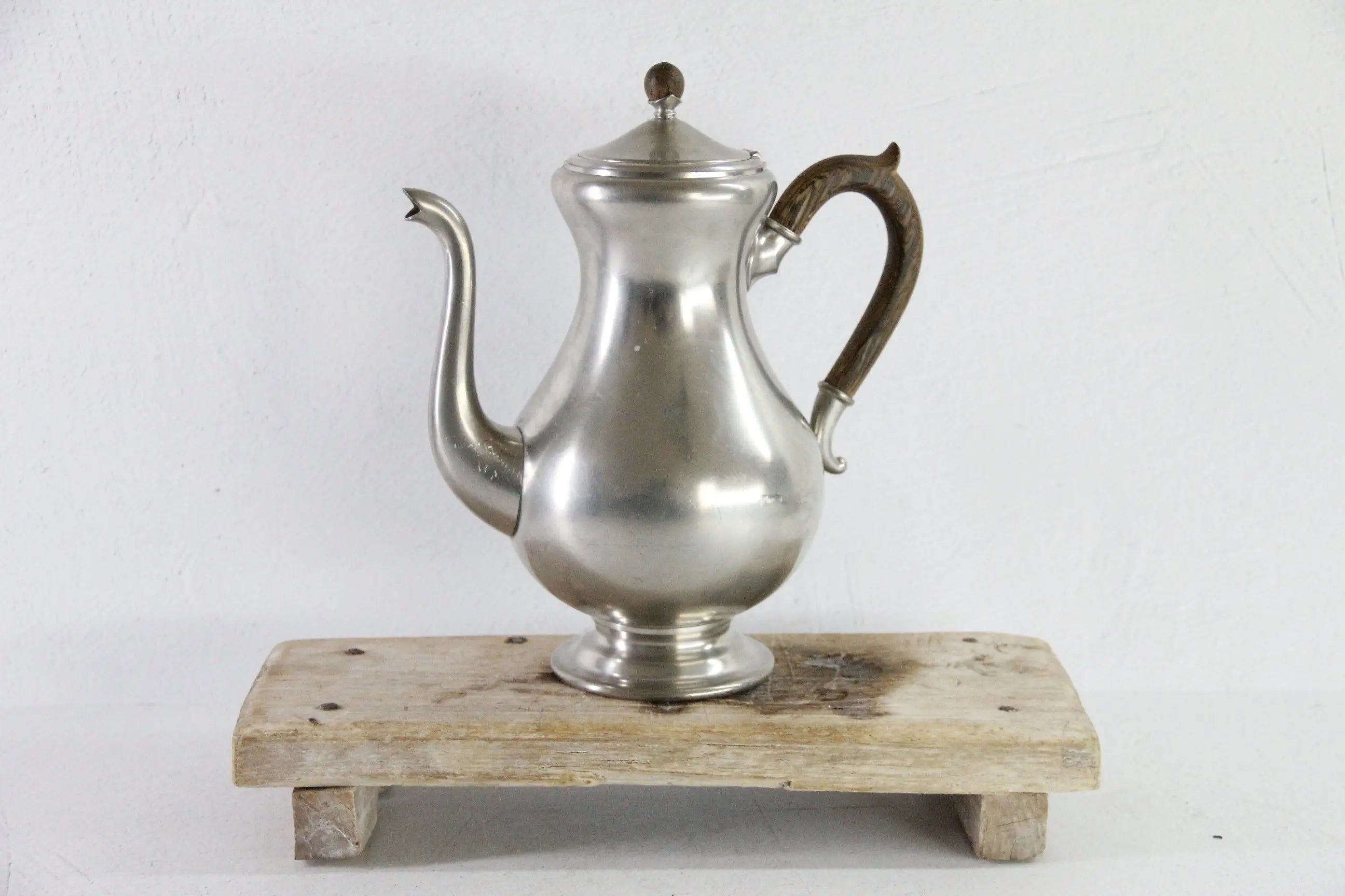 Pewter Coffee Pot by Royal Holland | Midcentury Modern Design  Debra Hall Lifestyle