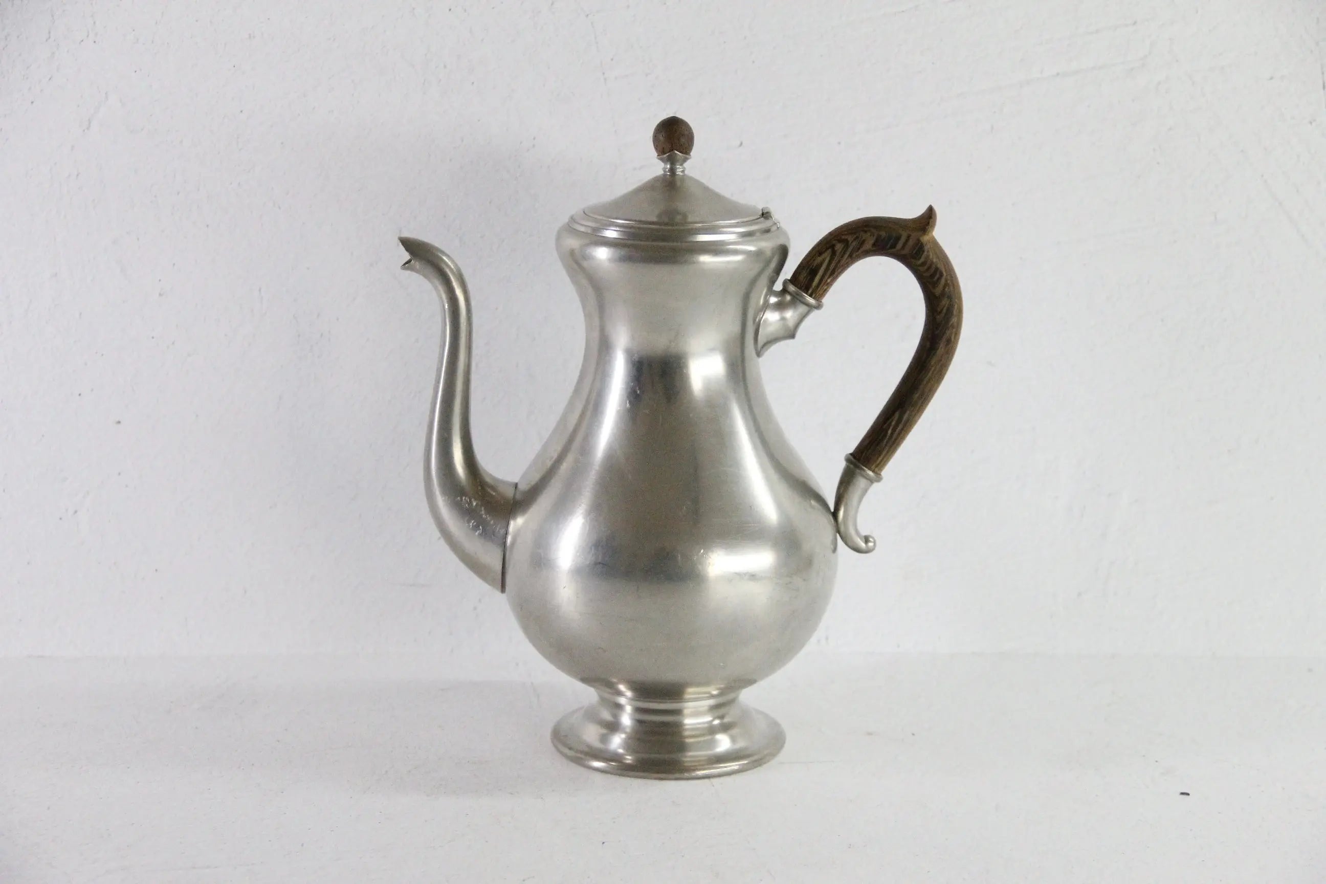 Pewter Coffee Pot by Royal Holland | Midcentury Modern Design  Debra Hall Lifestyle