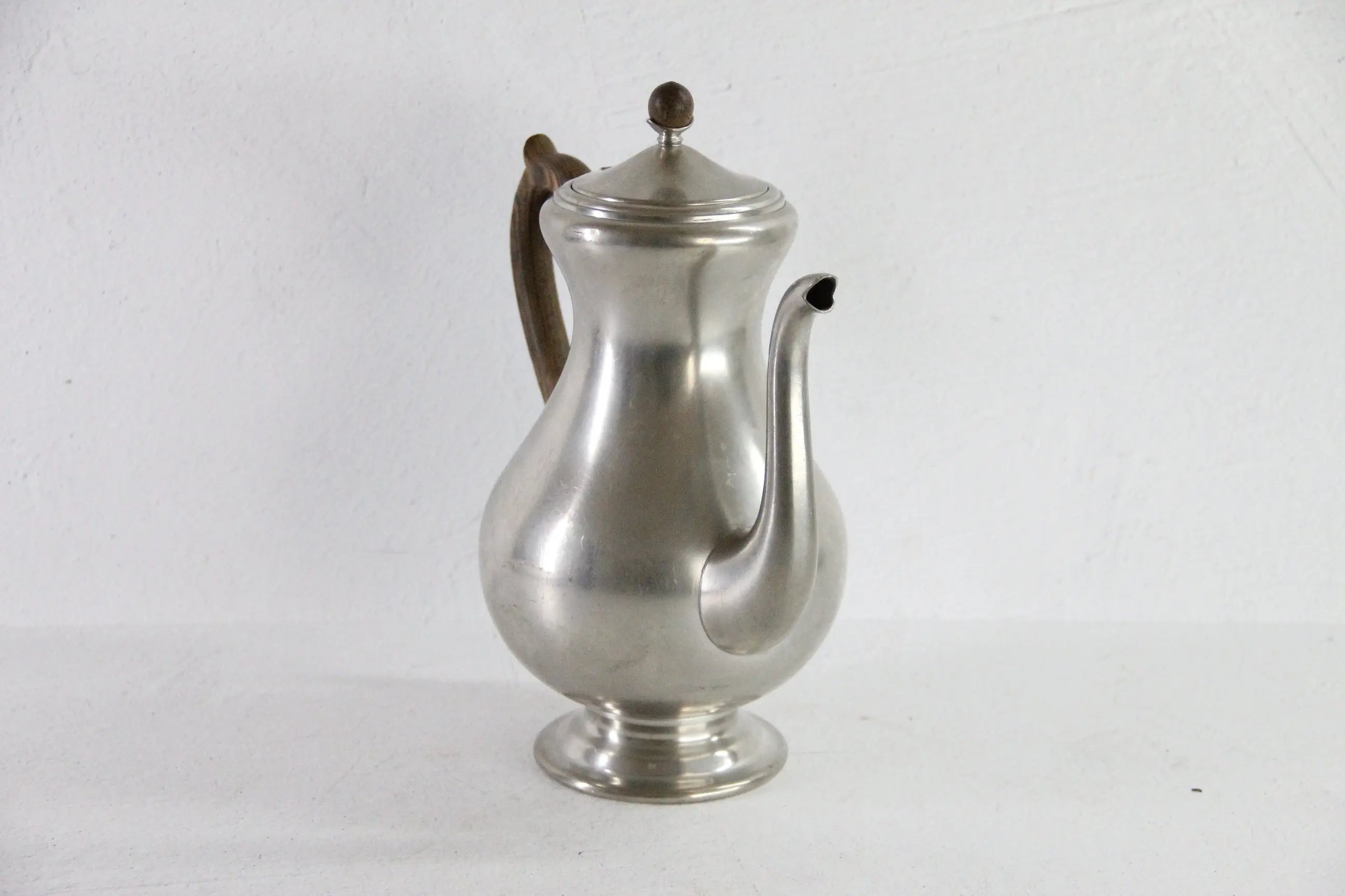 Pewter Coffee Pot by Royal Holland | Midcentury Modern Design  Debra Hall Lifestyle
