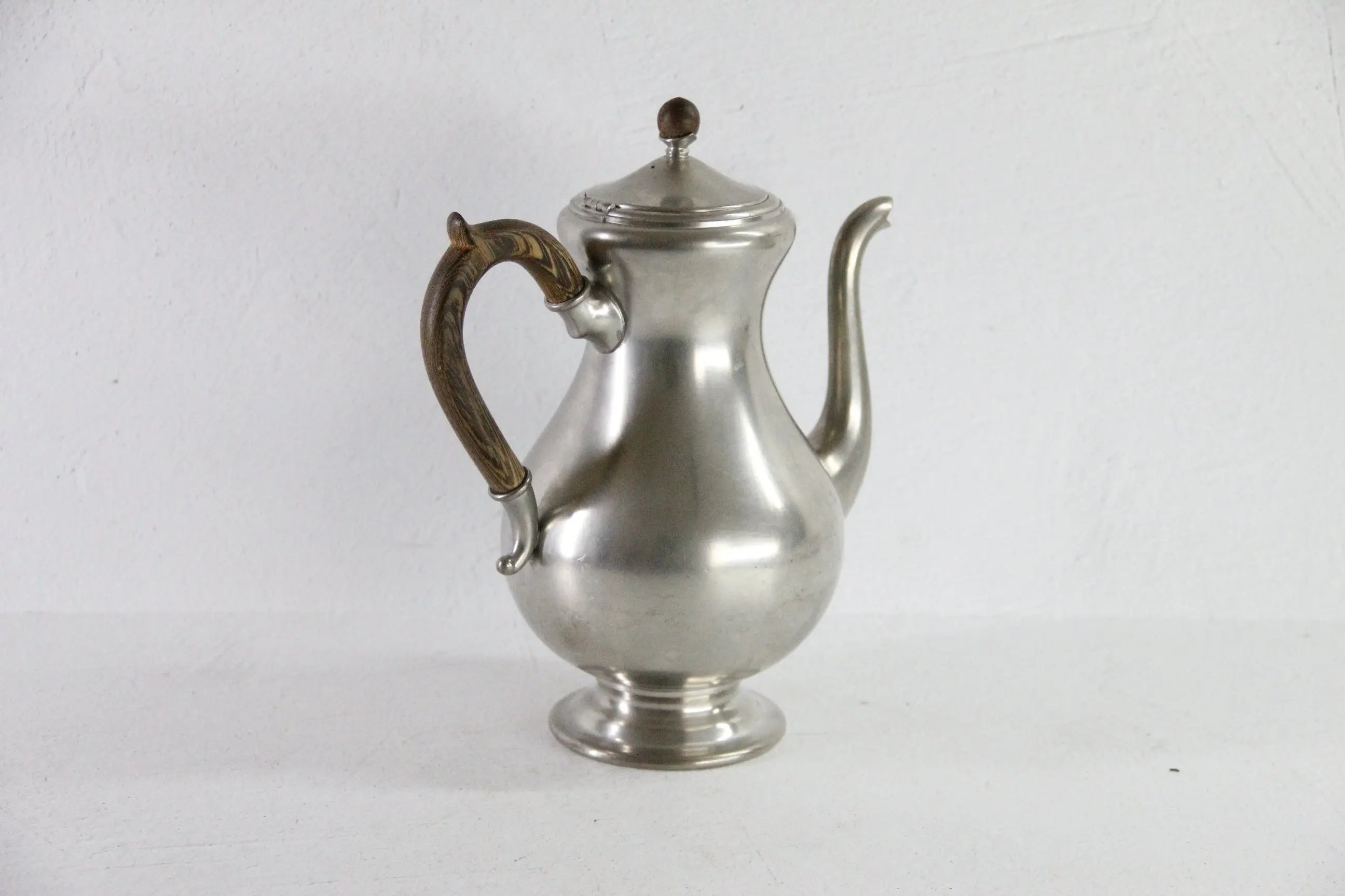 Pewter Coffee Pot by Royal Holland | Midcentury Modern Design  Debra Hall Lifestyle