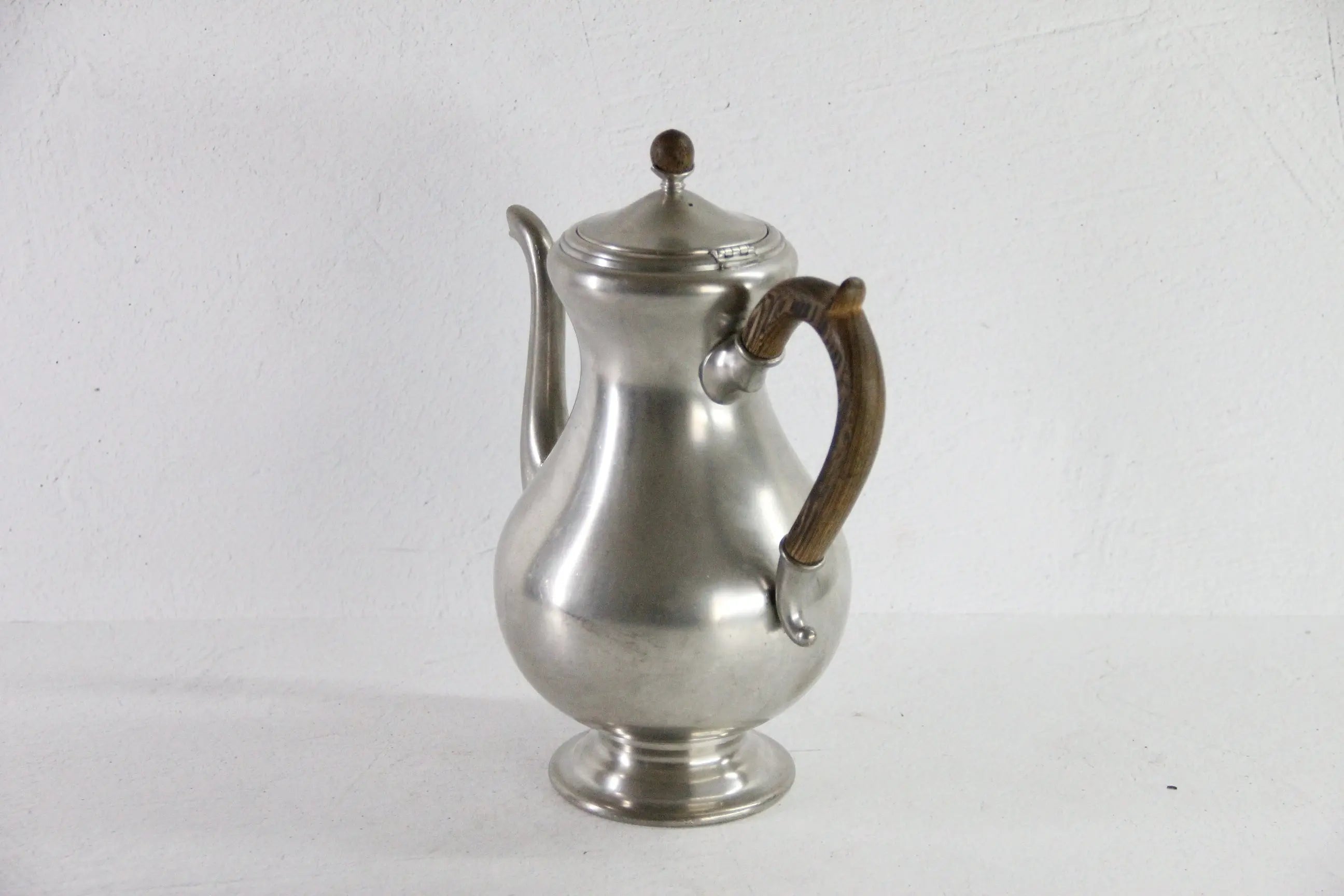 Pewter Coffee Pot by Royal Holland | Midcentury Modern Design  Debra Hall Lifestyle
