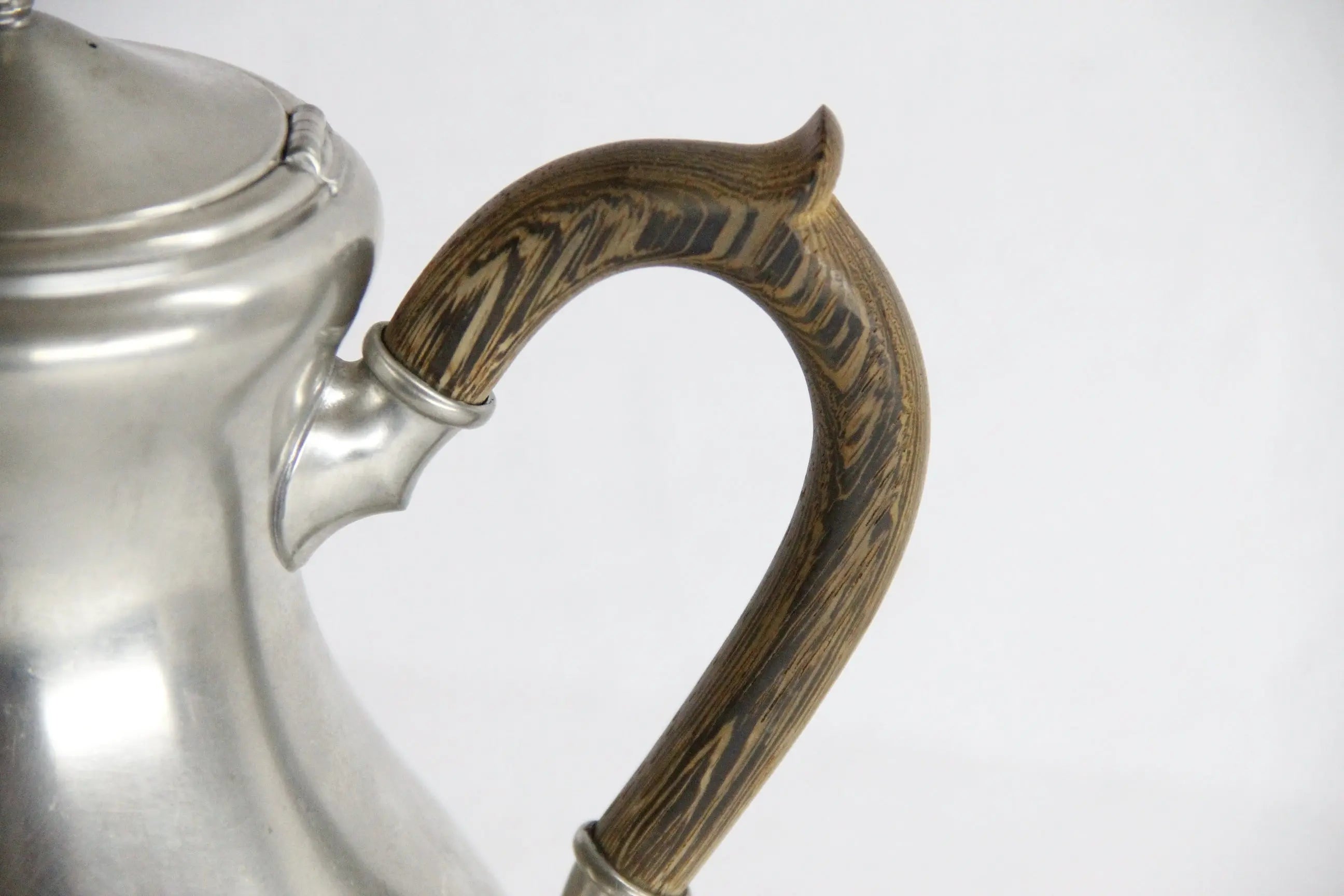 Pewter Coffee Pot by Royal Holland | Midcentury Modern Design  Debra Hall Lifestyle