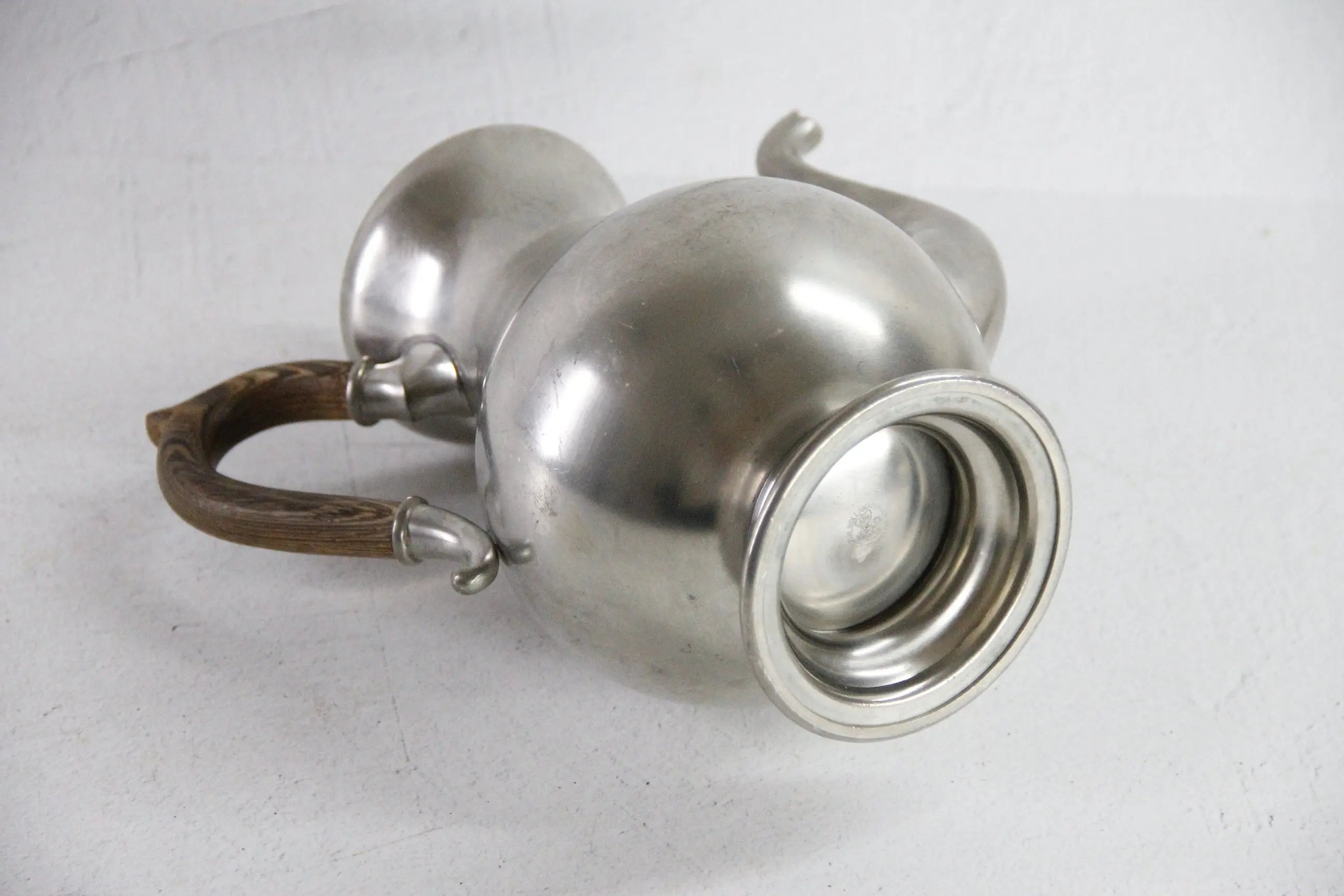 Pewter Coffee Pot by Royal Holland | Midcentury Modern Design  Debra Hall Lifestyle
