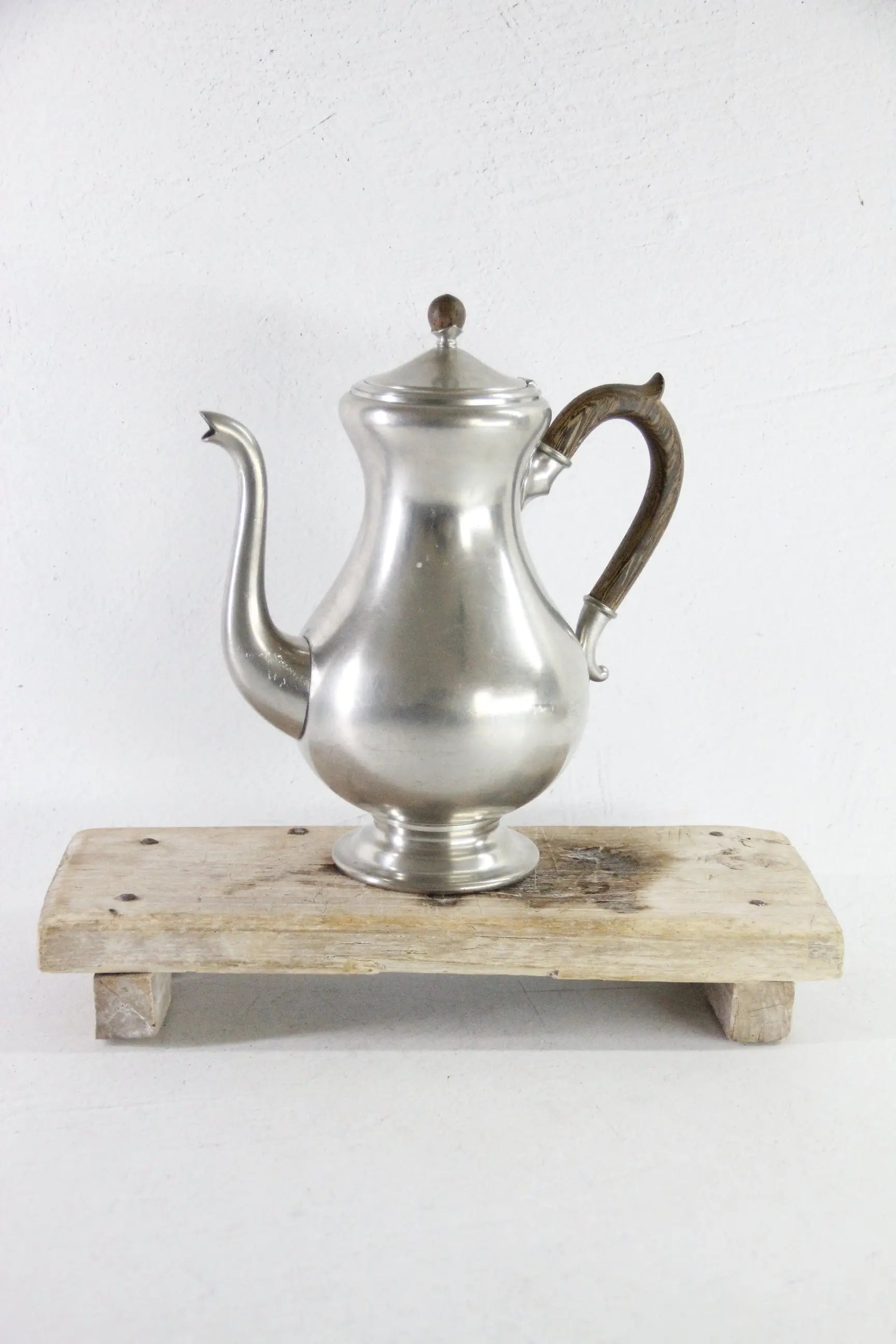 Pewter Coffee Pot by Royal Holland | Midcentury Modern Design  Debra Hall Lifestyle