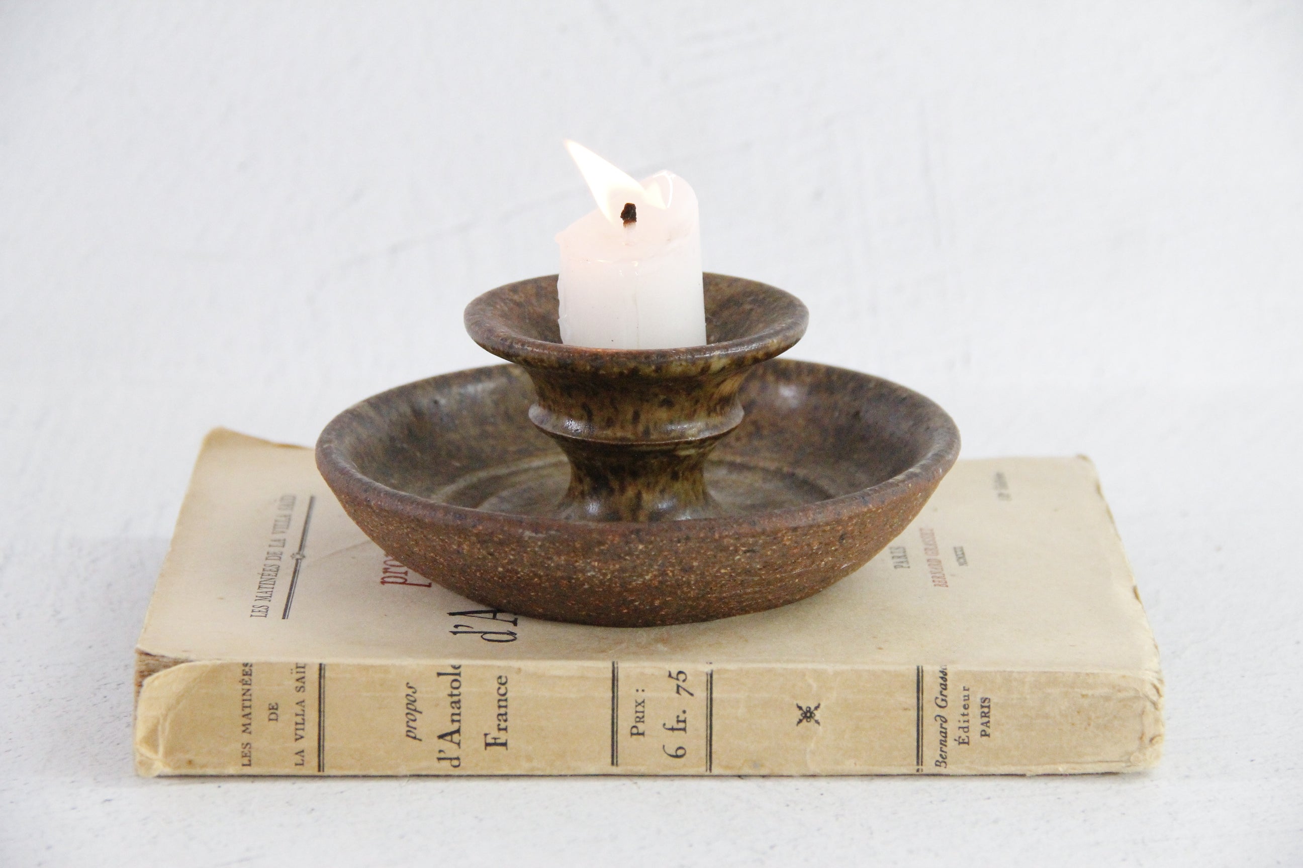 Pottery Candlestick Holder  Debra Hall Lifestyle