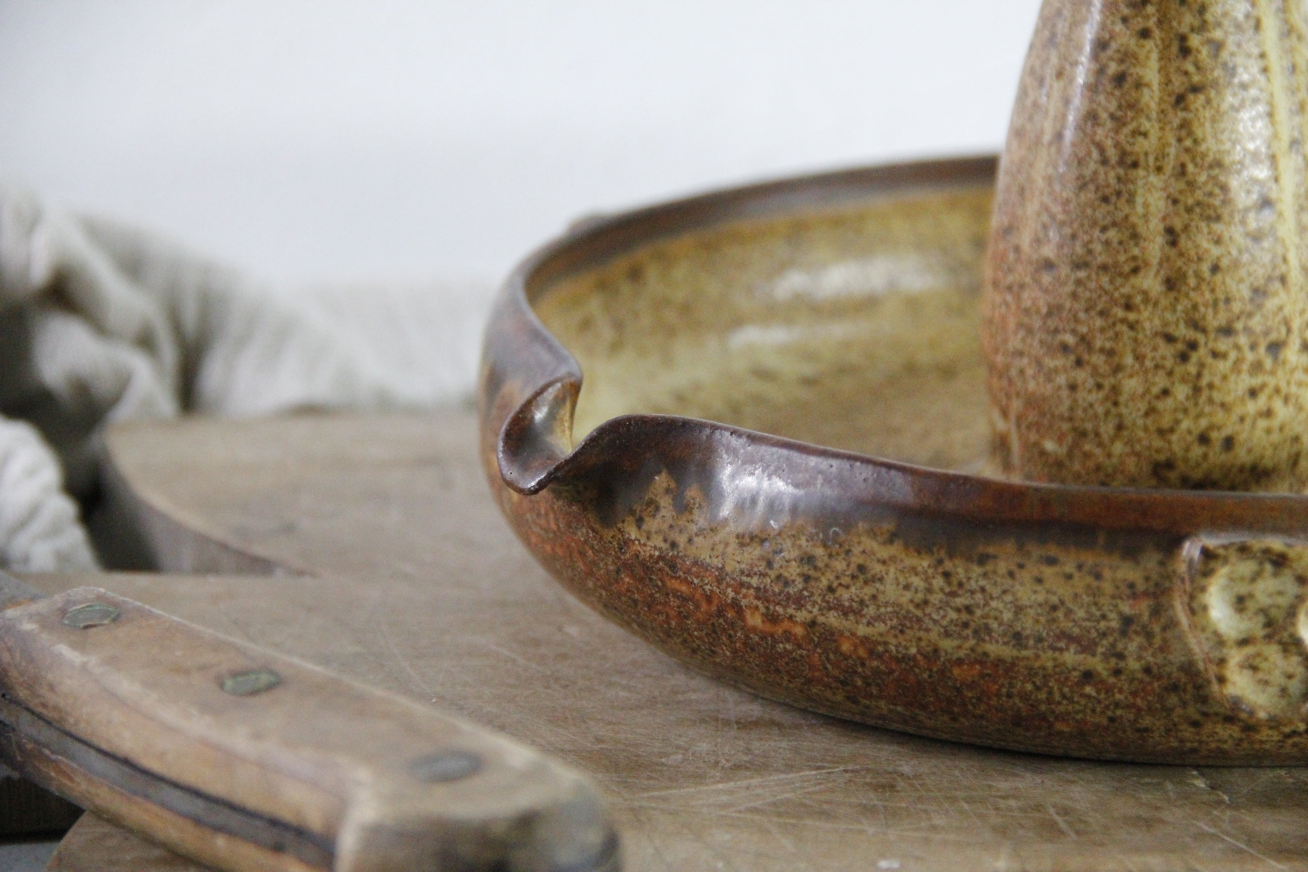 Pottery Chicken Roaster | Vintage Verticle Poultry Baker  Debra Hall Lifestyle