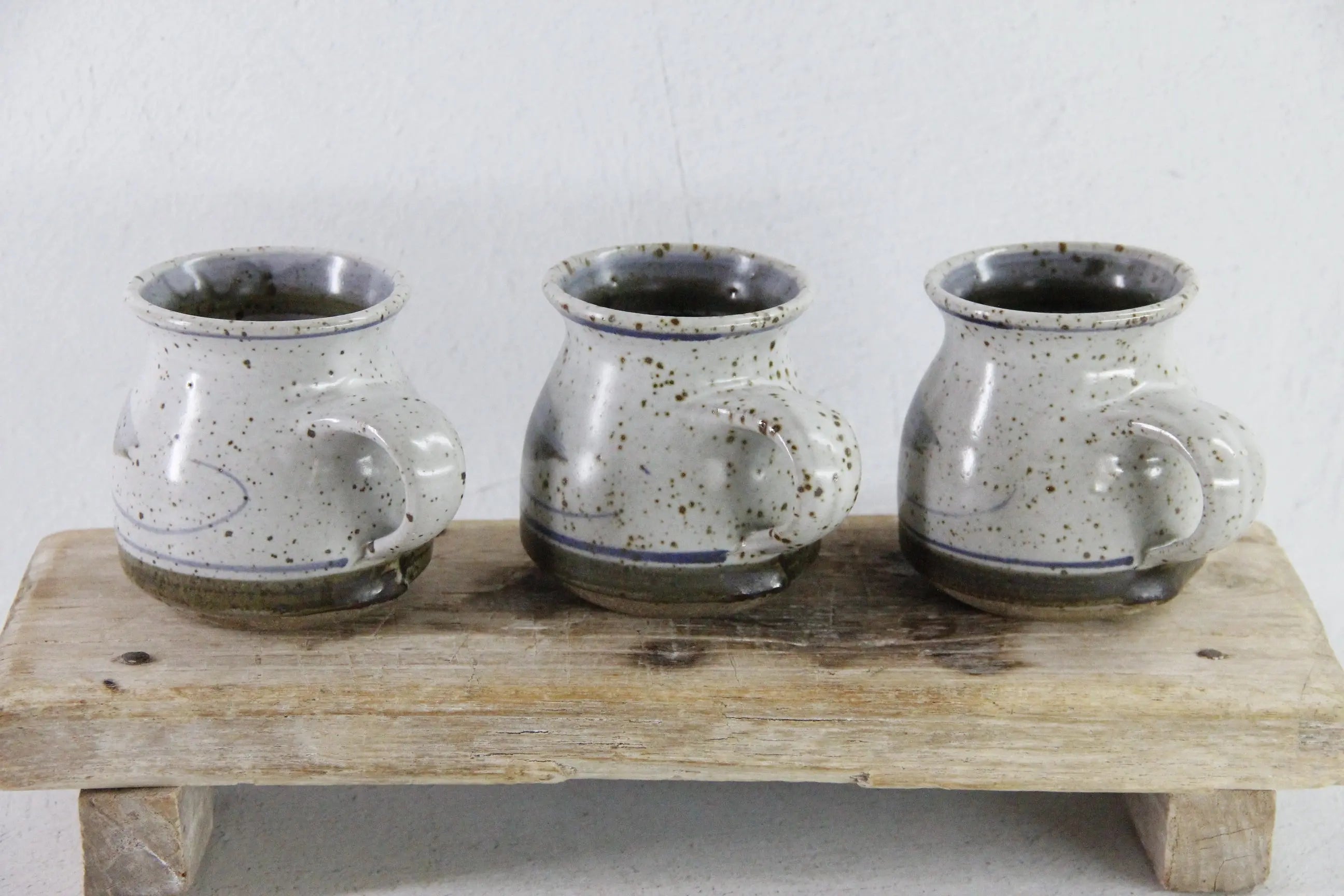 Vintage Pottery Mugs Andrew Hague Askrigg Studio Mug 3 Pc.