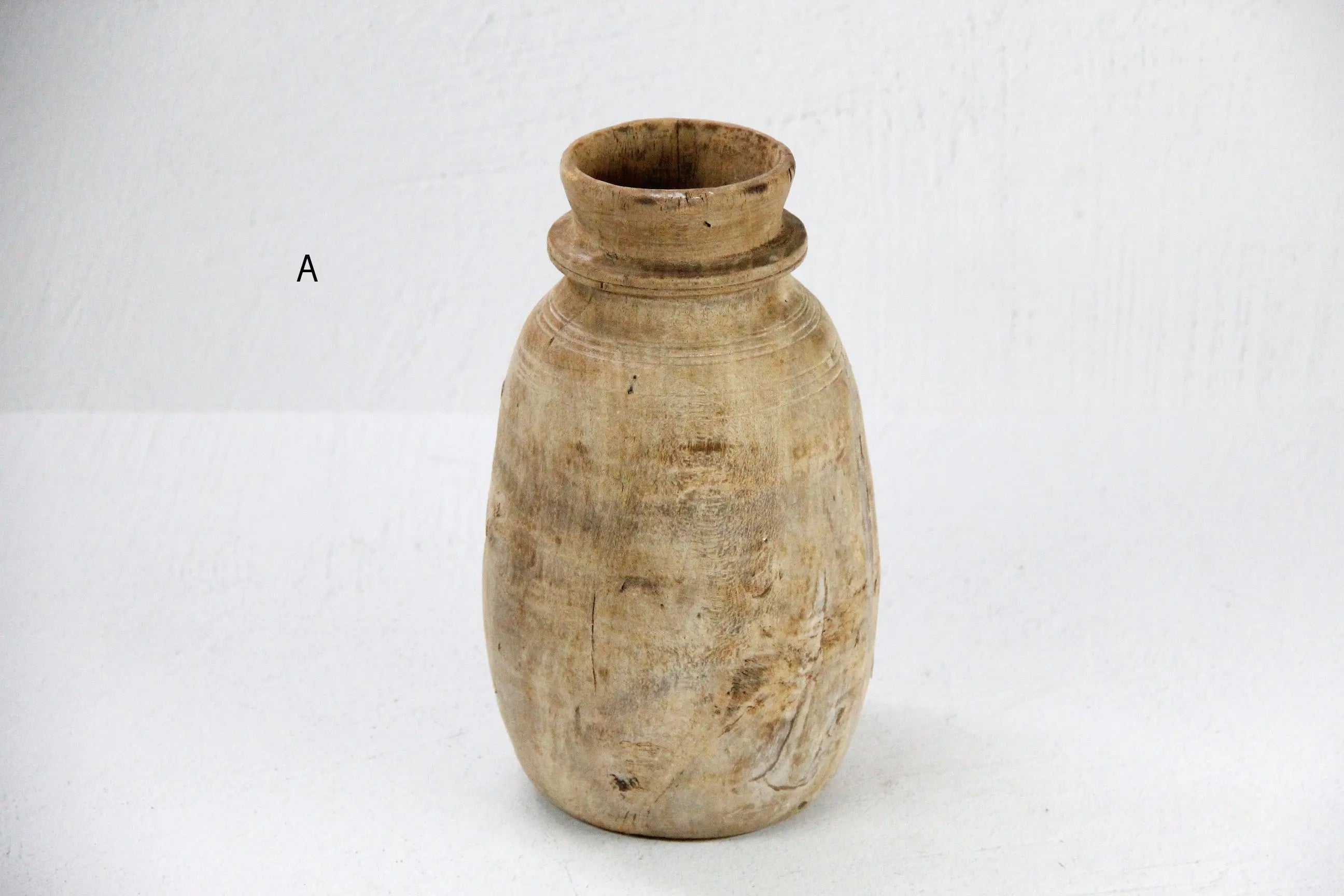 Rustic Wooden Vase | Vintage Jug  Debra Hall Lifestyle
