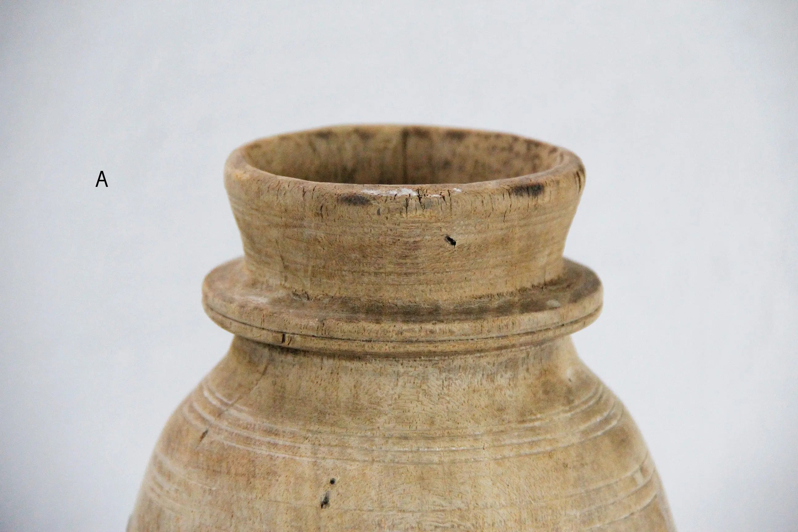 Rustic Wooden Vase | Vintage Jug  Debra Hall Lifestyle