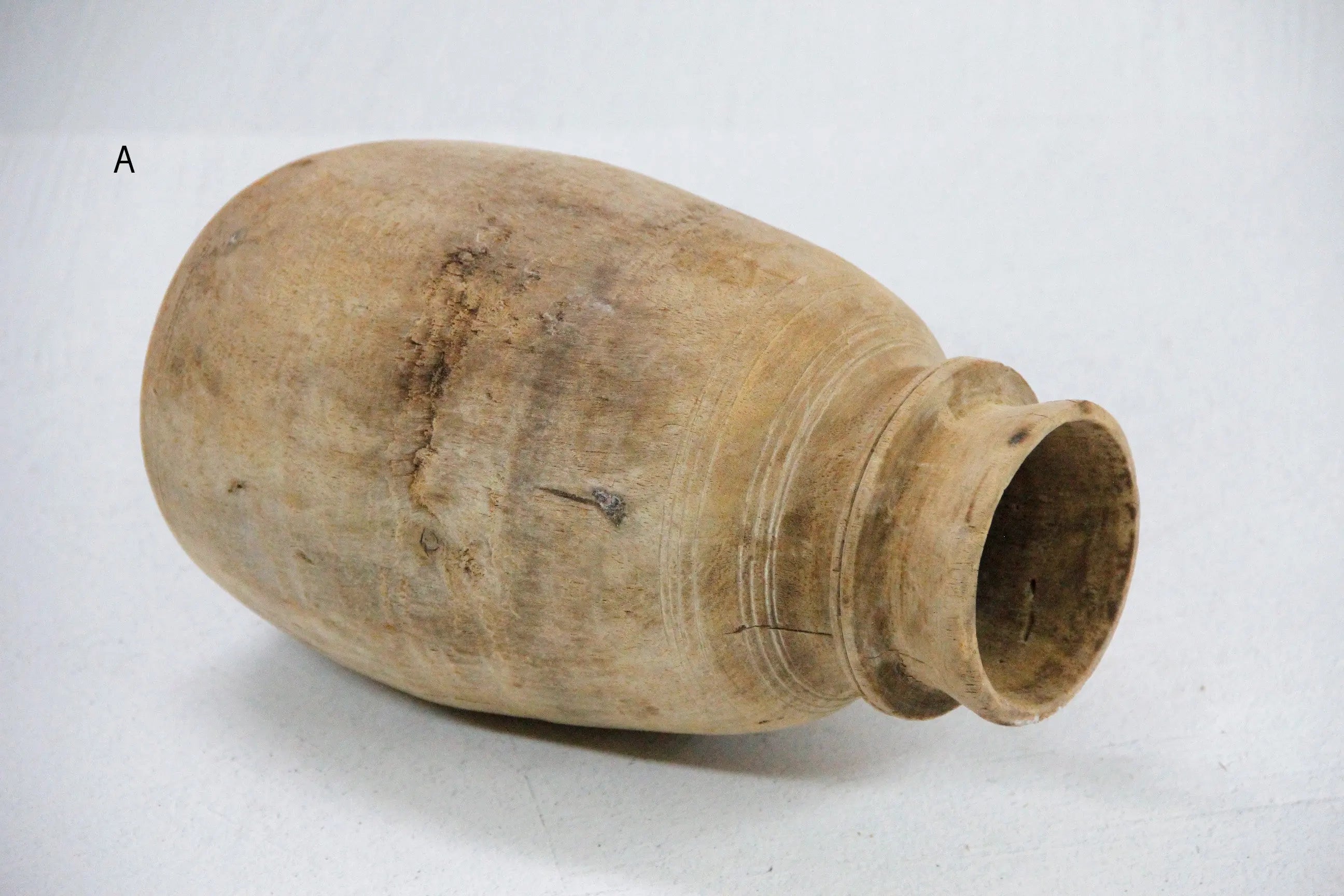 Rustic Wooden Vase | Vintage Jug  Debra Hall Lifestyle