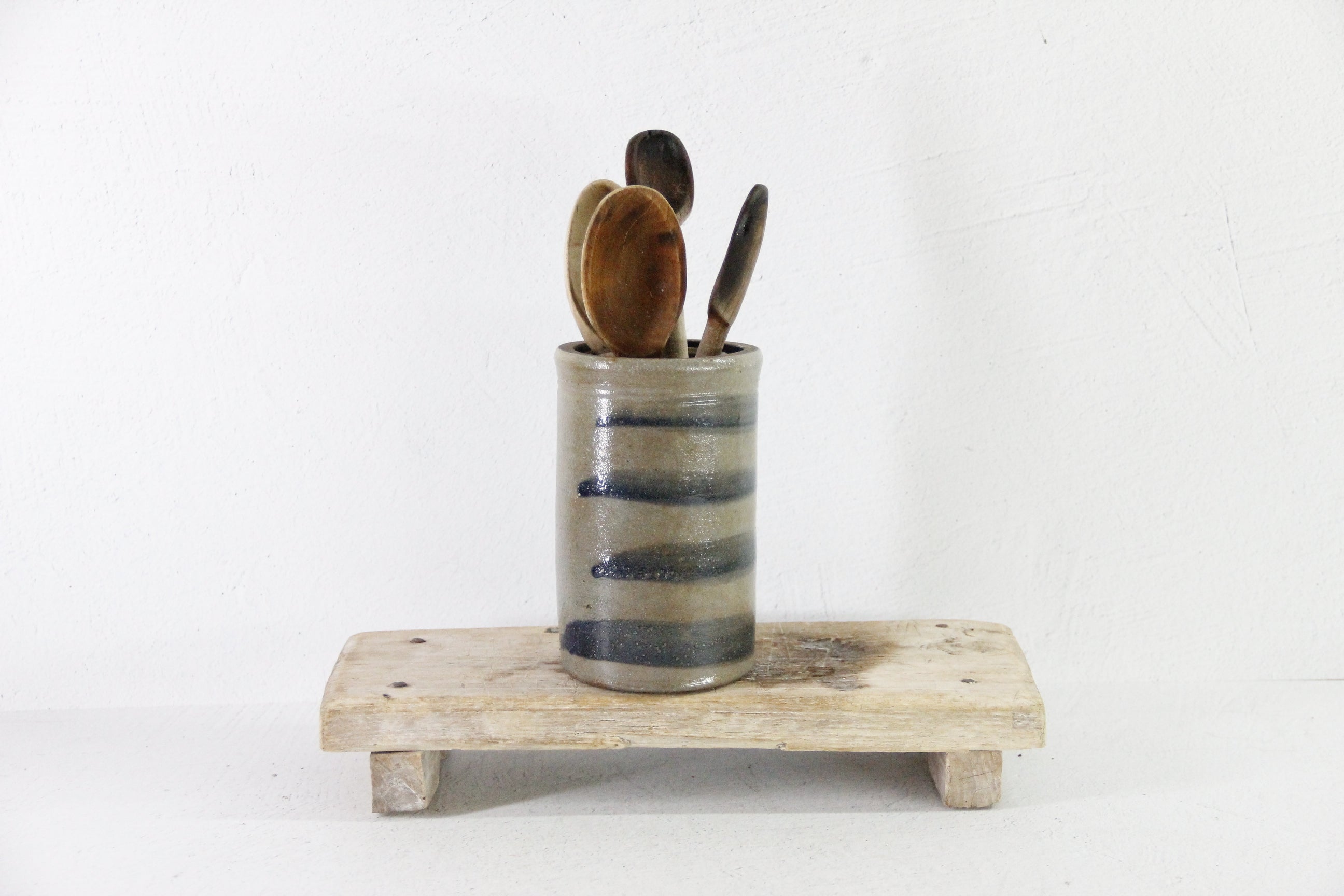 Salt Glazed Stoneware Canning Jar | 1870 Western Pennsylvania  Debra Hall Lifestyle