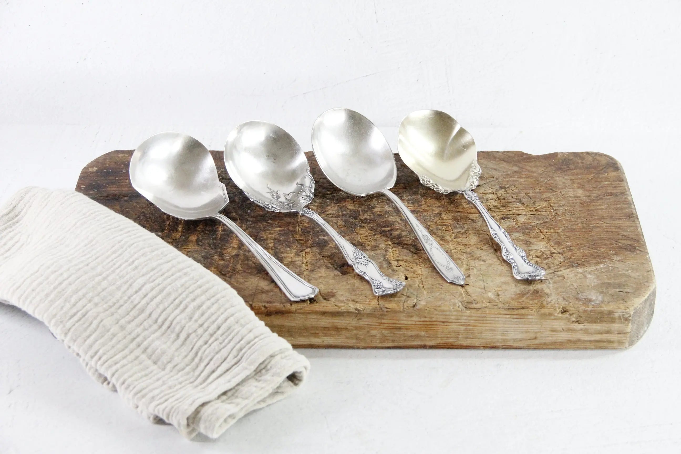 Antique Silver Serving Spoon Assorted Large Berry/Casserole