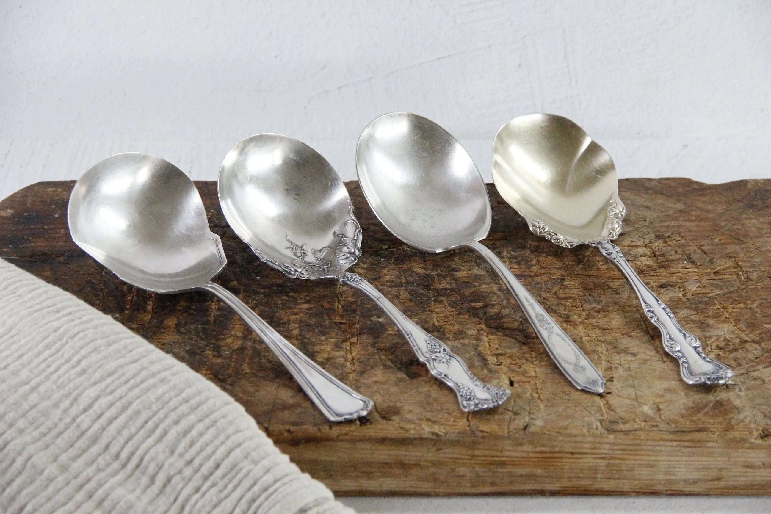 Antique Silver Serving Spoon Assorted Large Berry/Casserole