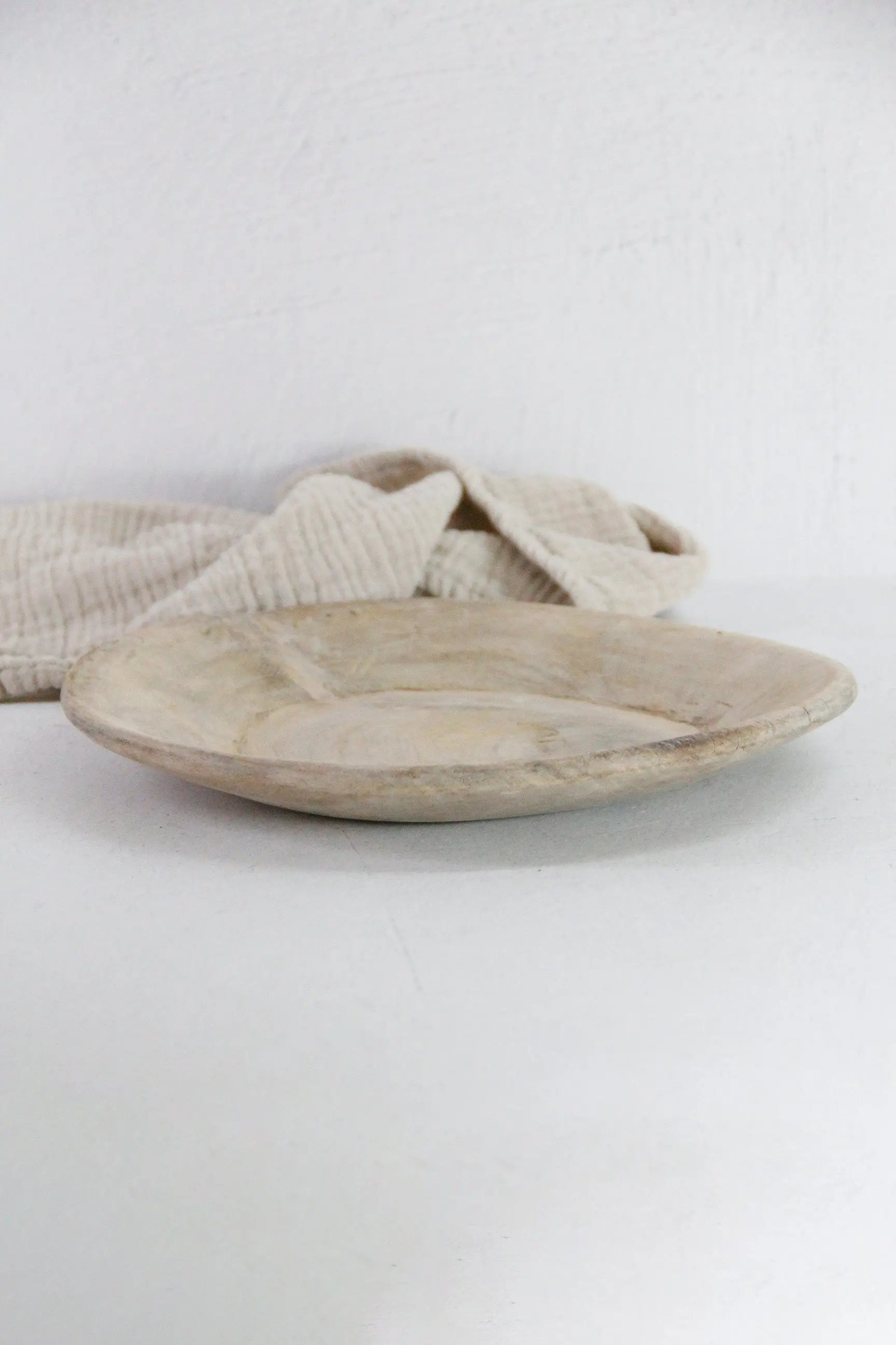 Shallow Wood Bowl  Debra Hall Lifestyle