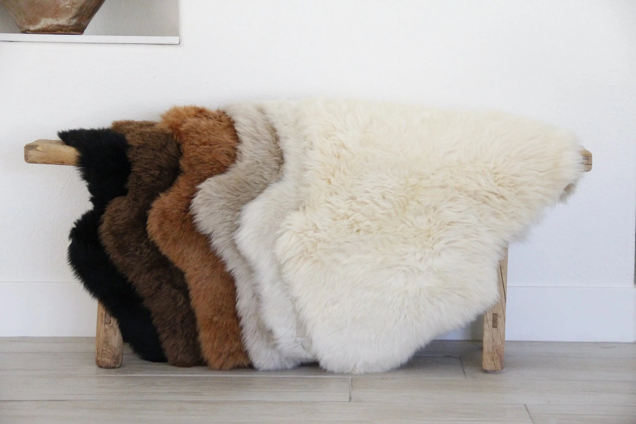 Sheepskin Pelt | Authentic Luxury Throw/Rug-Assorted  Debra Hall Lifestyle