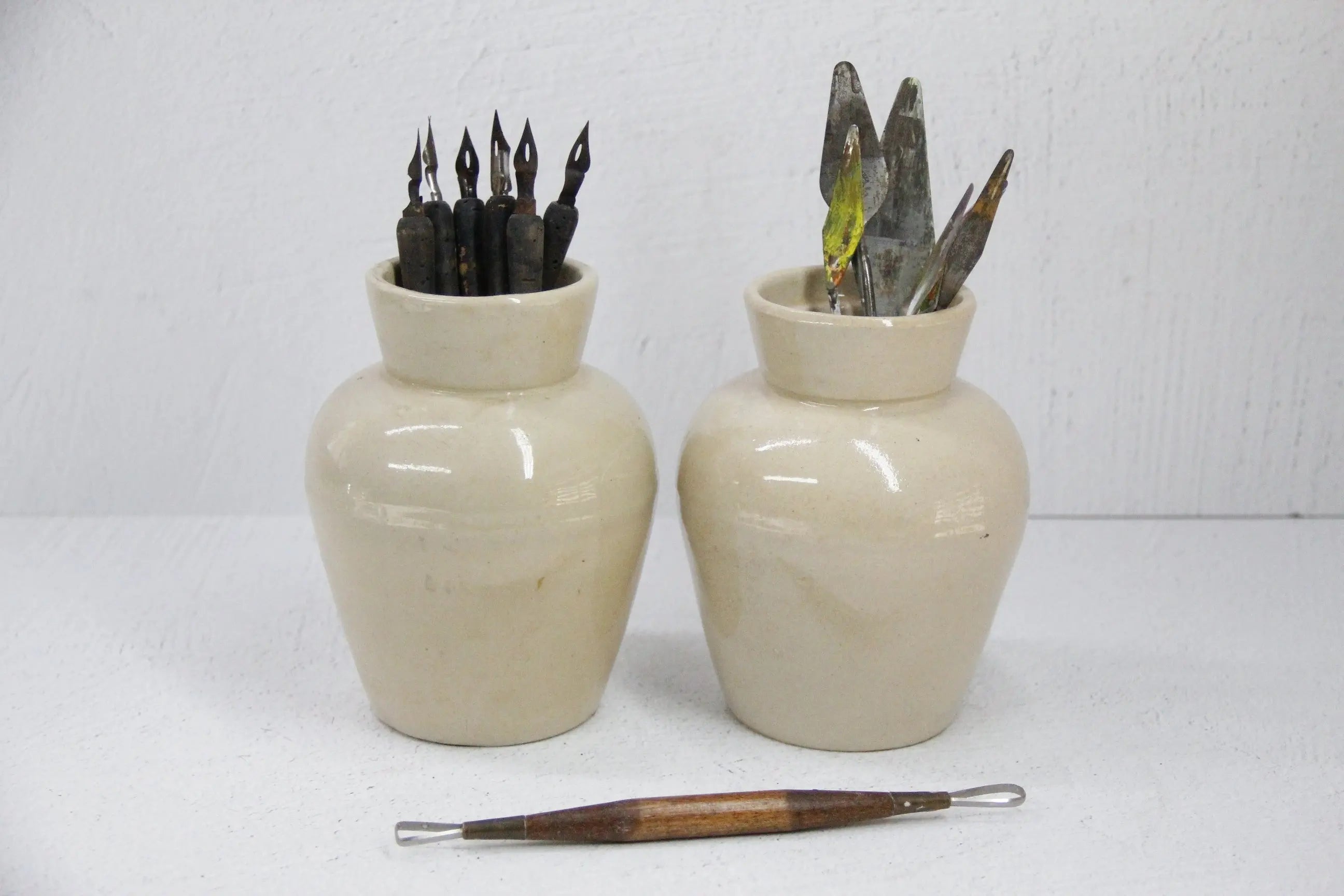 Snuff Jar | Antique Stoneware Copenhagen Weyman's  Debra Hall Lifestyle