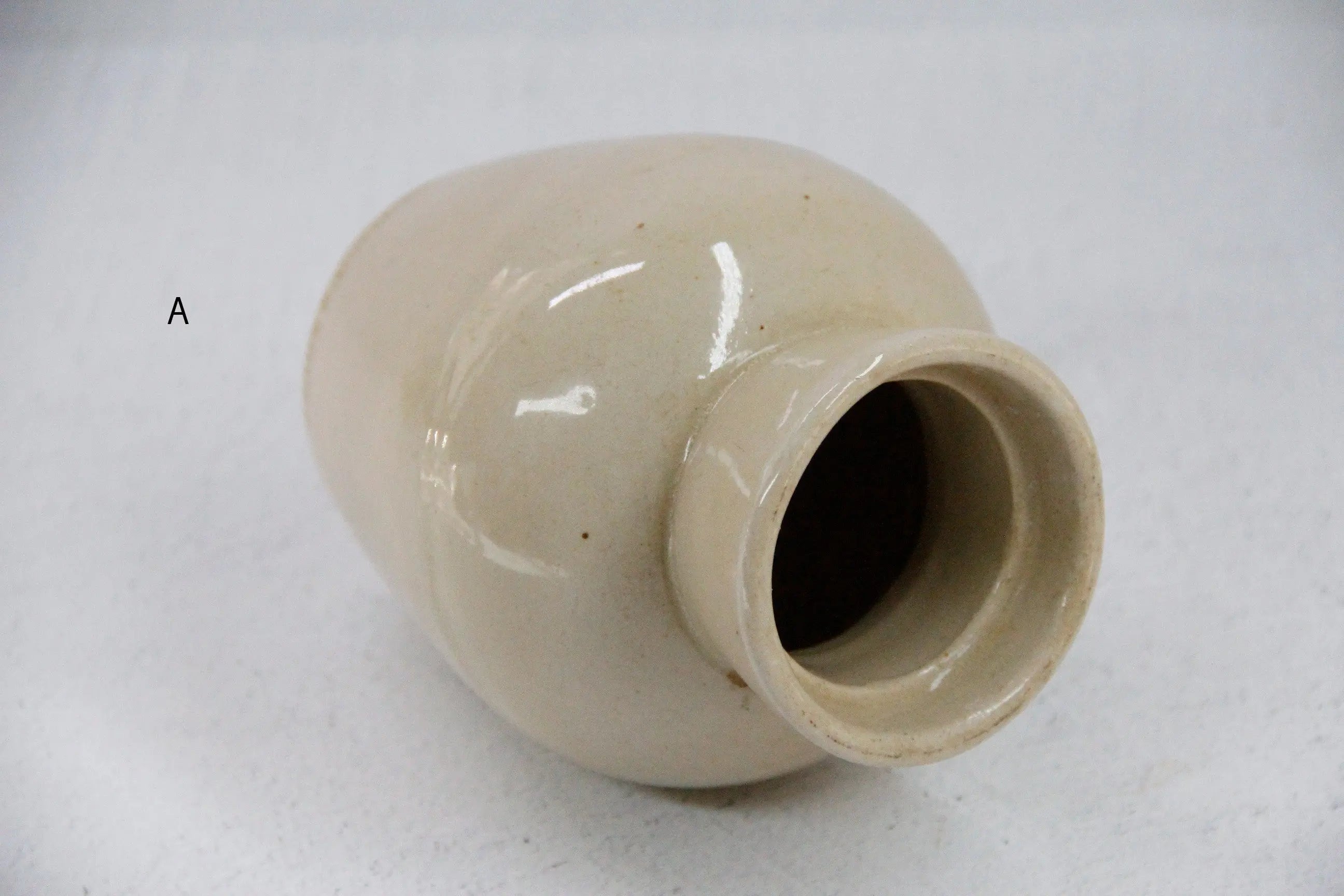 Snuff Jar | Antique Stoneware Copenhagen Weyman's  Debra Hall Lifestyle