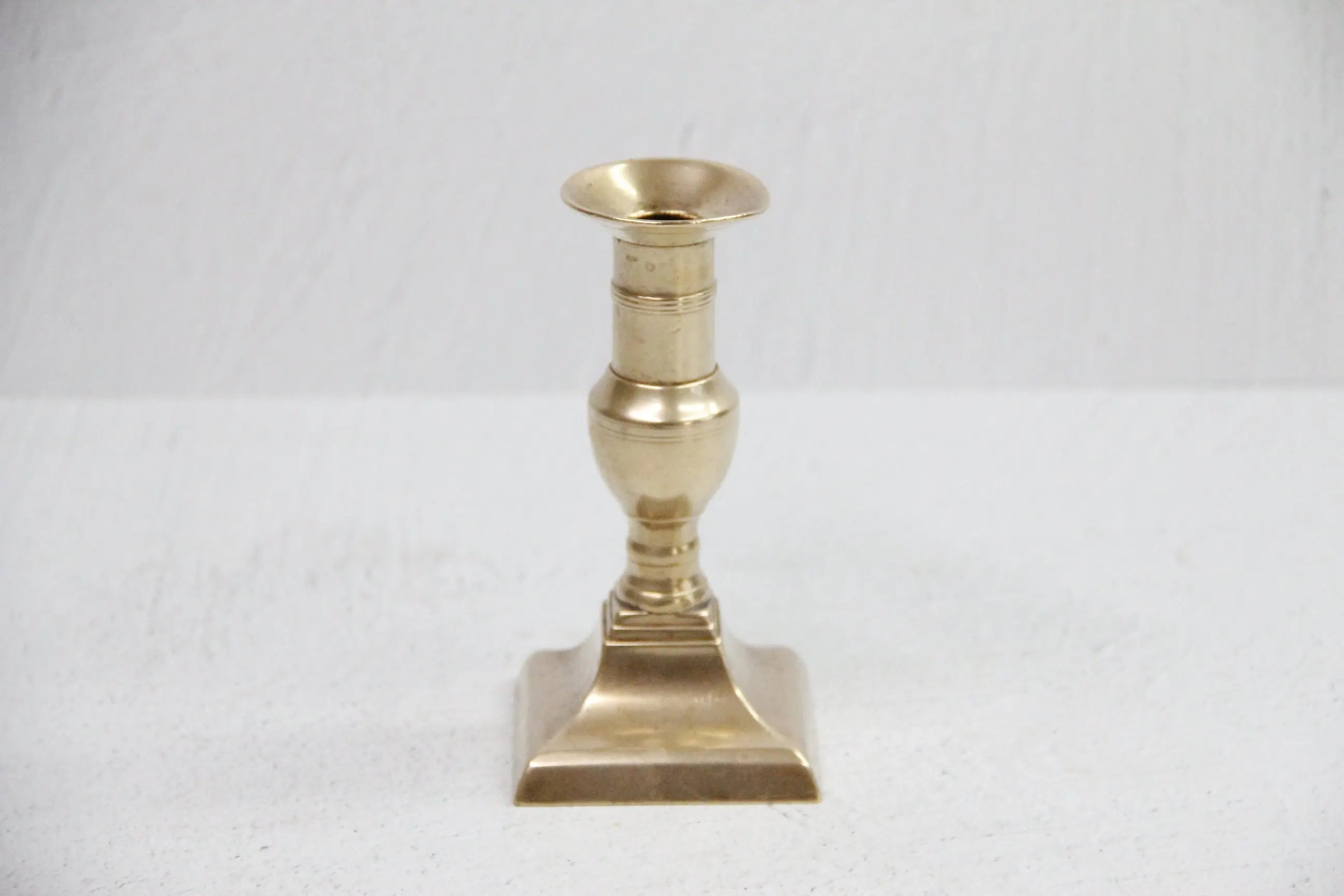 Solid Brass Candle Holder | Antique Taper Candlestick  Debra Hall Lifestyle