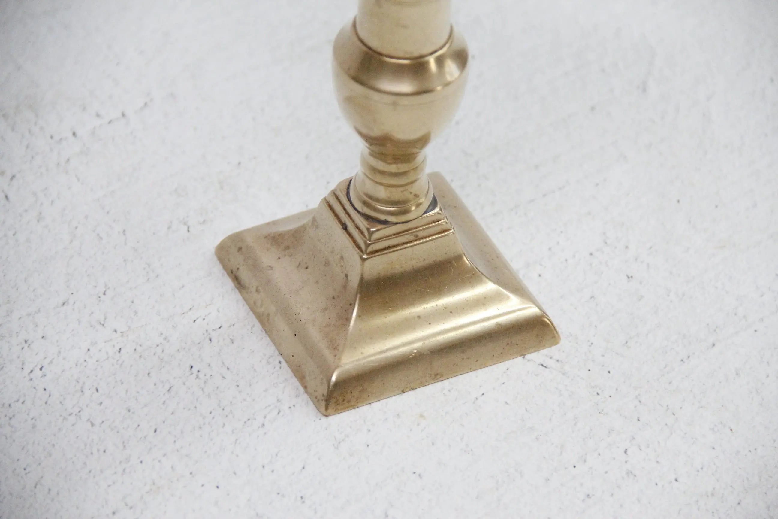 Solid Brass Candle Holder | Antique Taper Candlestick  Debra Hall Lifestyle