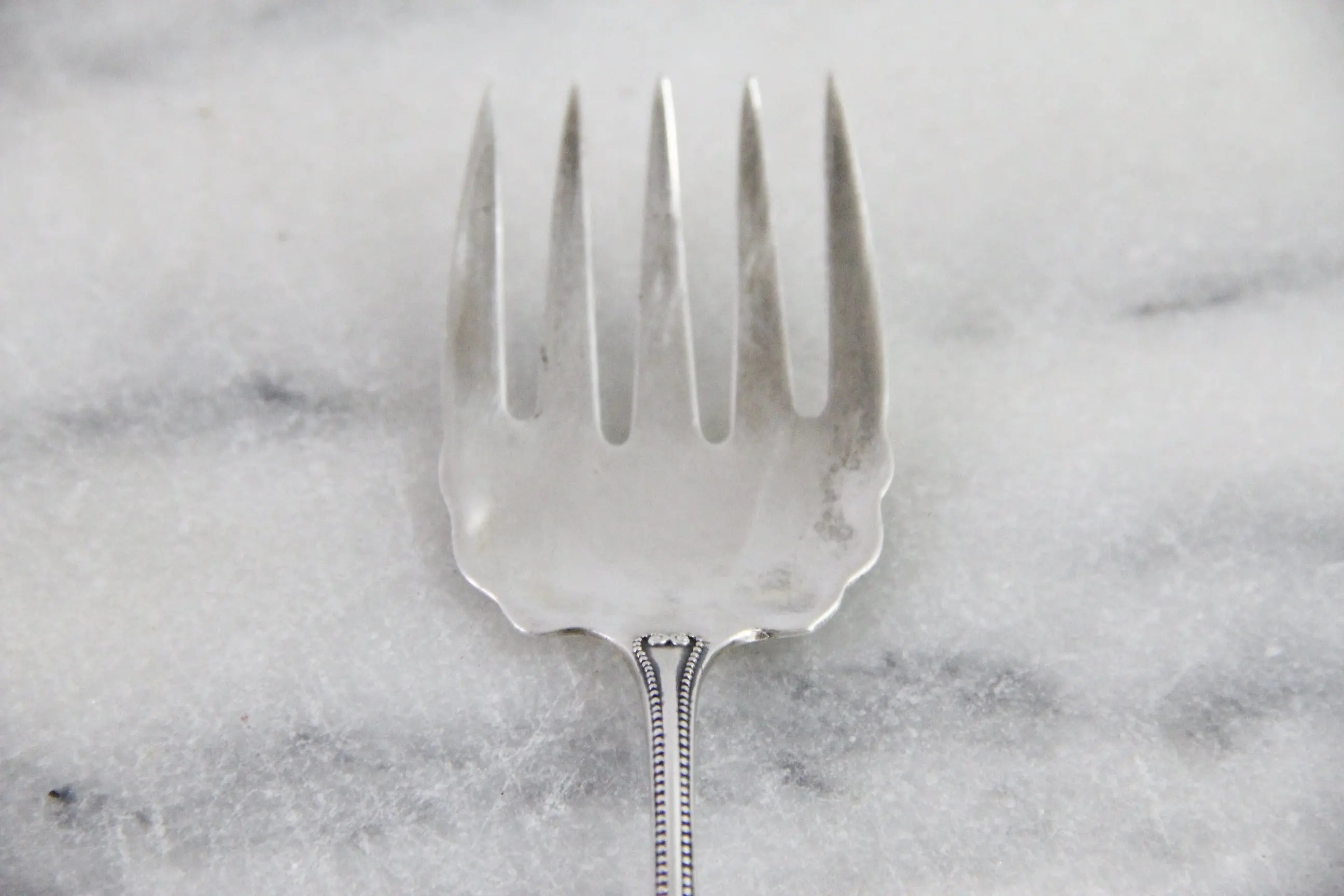 Sterling Silver Sardine Fork Antique | Bead by Whiting 1880