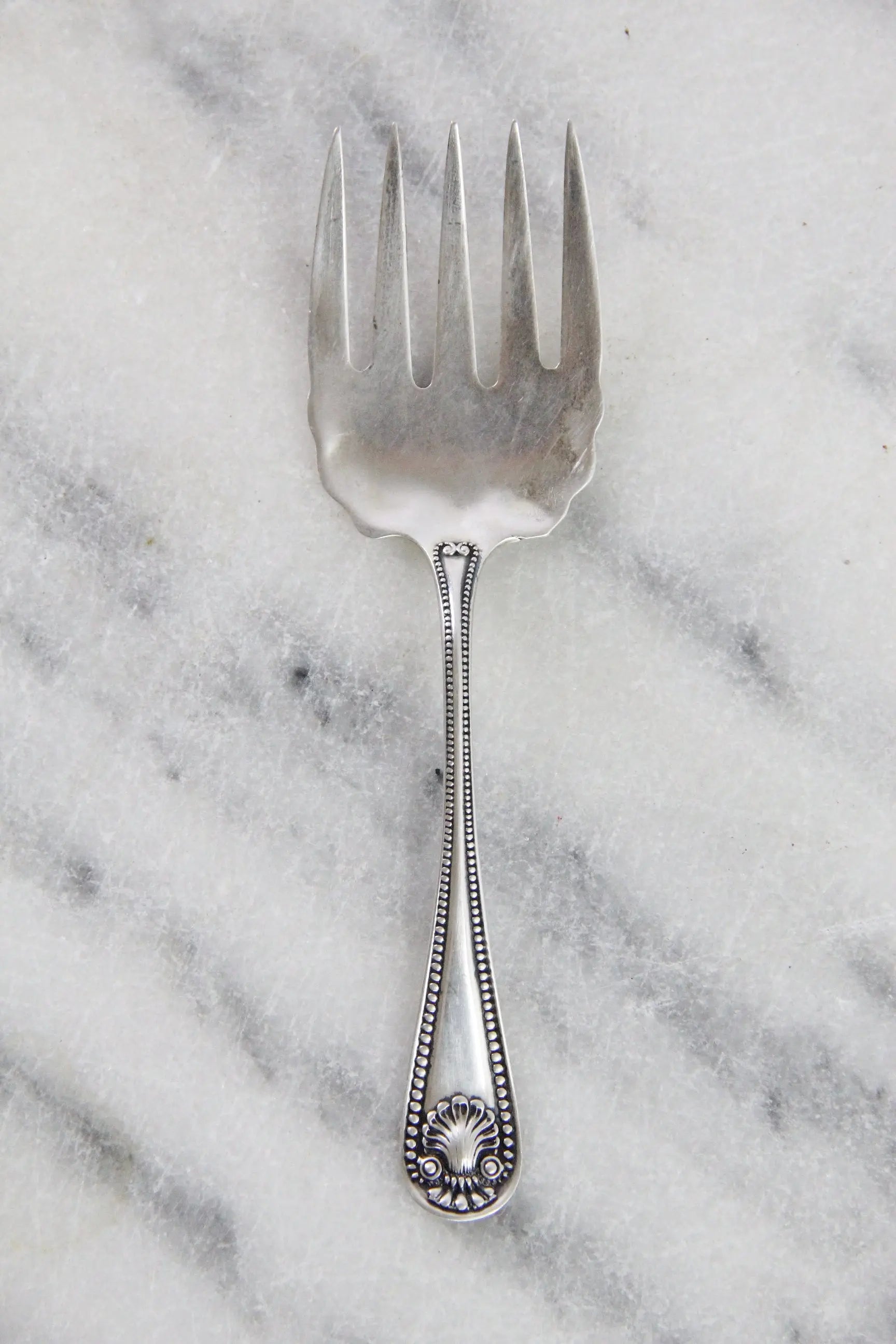 Sterling Silver Sardine Fork Antique | Bead by Whiting 1880