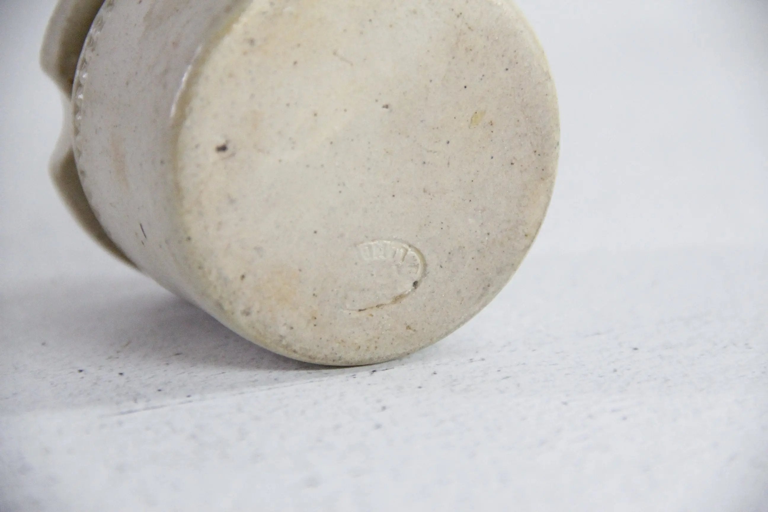 Stoneware Caviar Jar | Doulton Lambeth Stamped Pot  Debra Hall Lifestyle