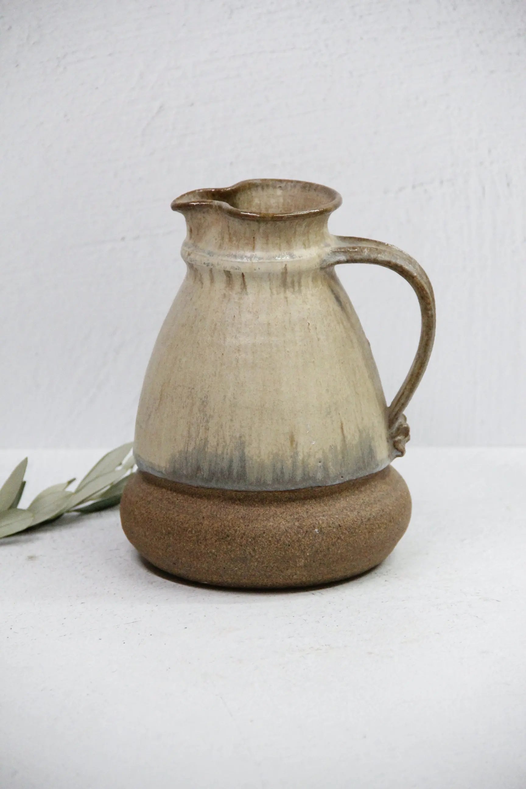Studio Art Pottery Pitcher Vase | Vintage Decor-Signed  Debra Hall Lifestyle