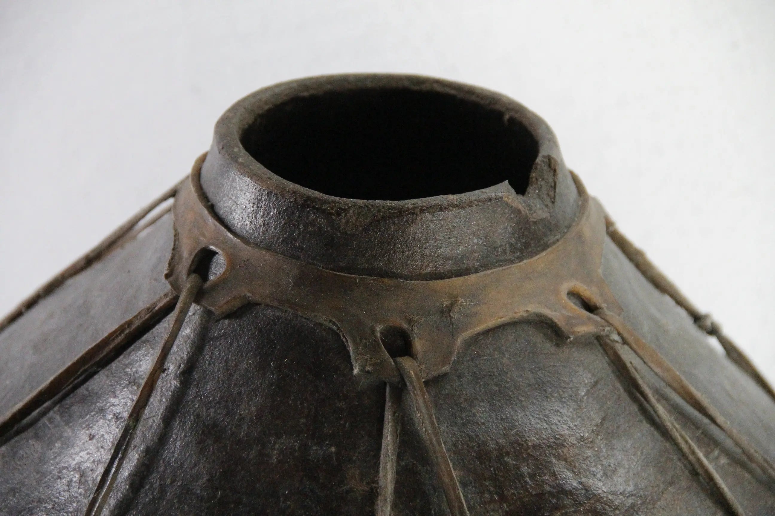 Tarahumara Pottery | Vintage Large Clay Olla Pot Vessel  Debra Hall Lifestyle
