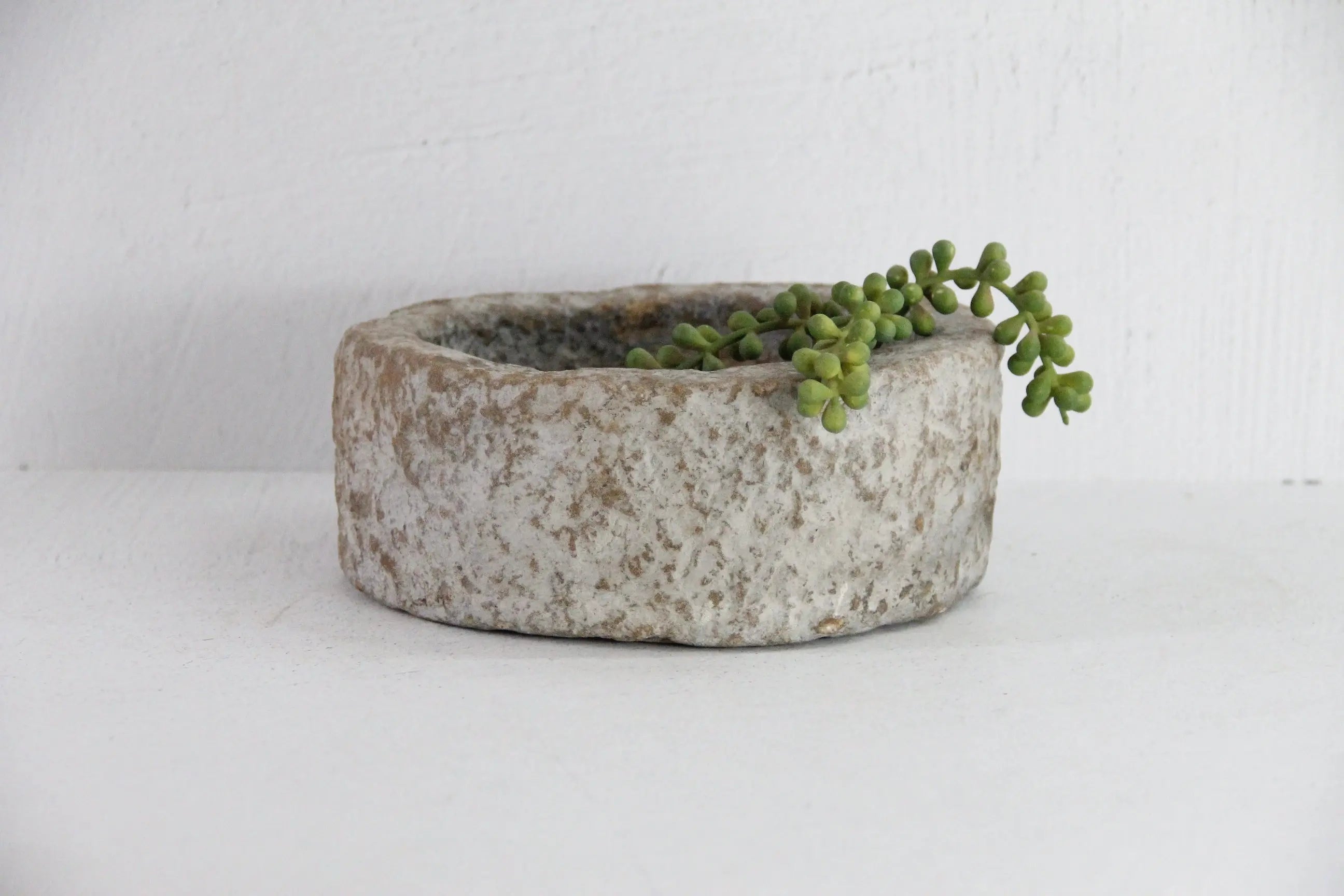 Thick Stone Bowl  Debra Hall Lifestyle