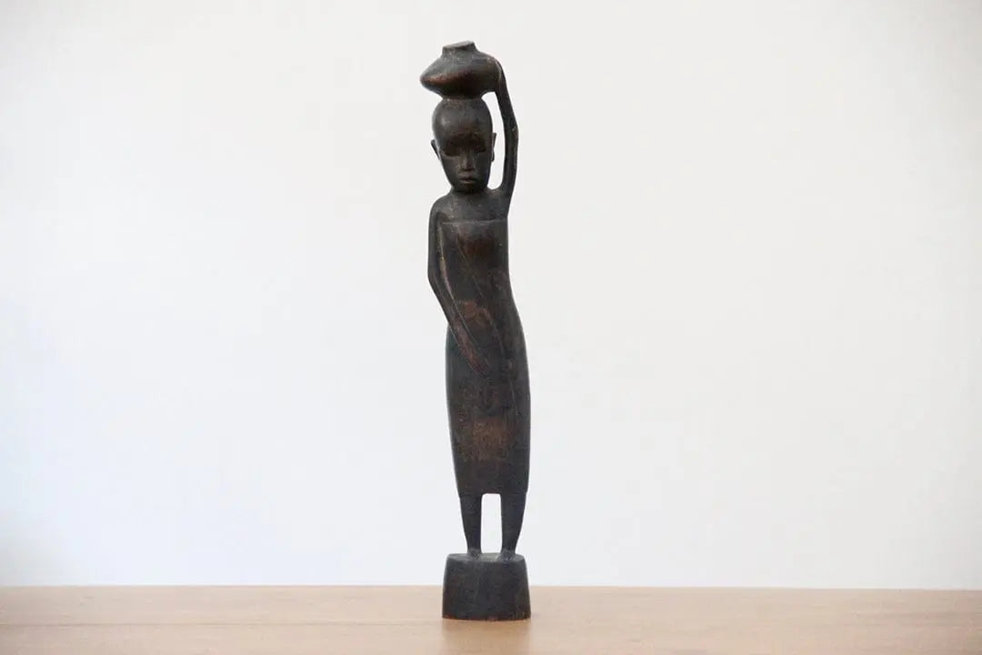 Tribal Wood Figure | Hand Carved  Debra Hall Lifestyle