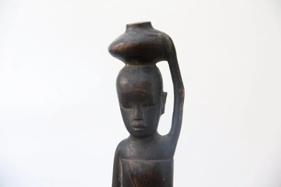 Tribal Wood Figure | Hand Carved  Debra Hall Lifestyle