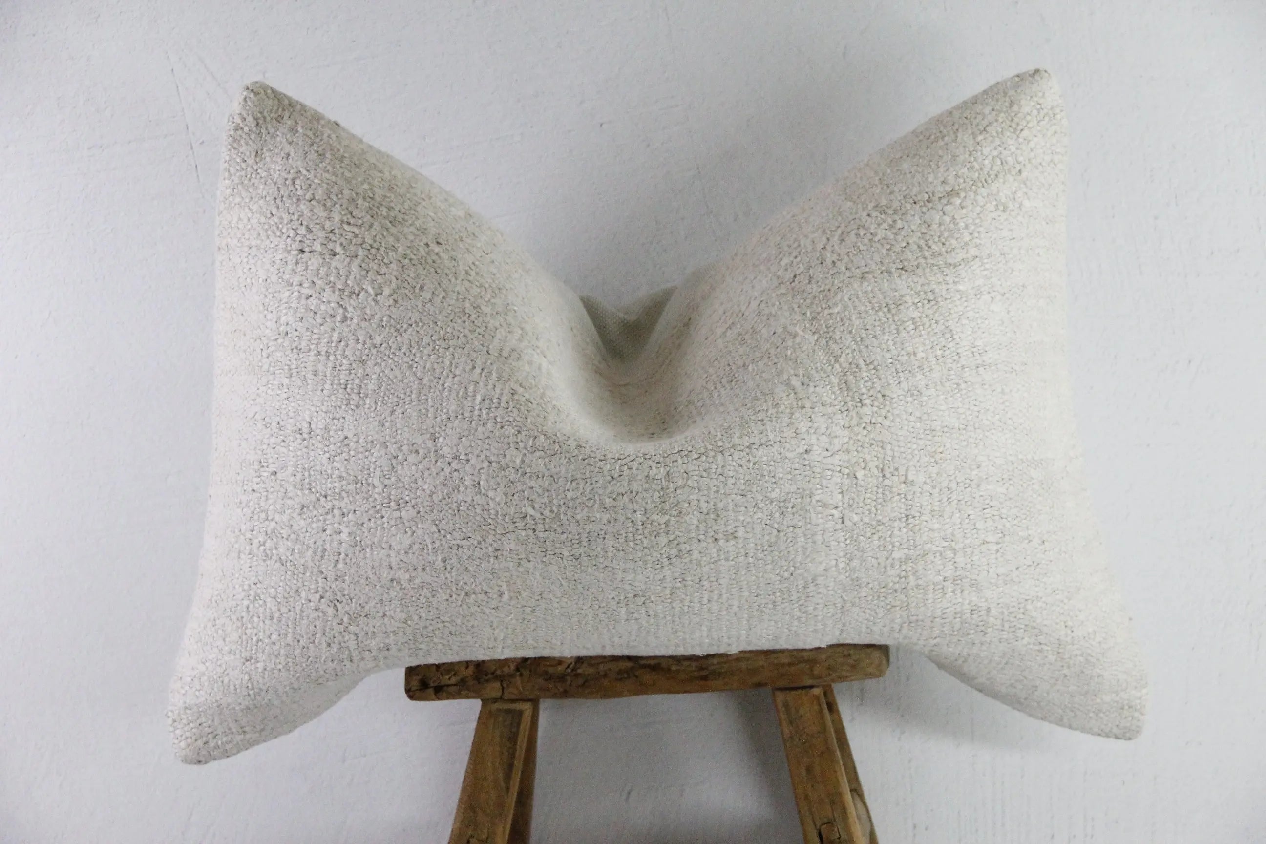 Turkish Kilim Pillow | Vintage Hemp Custom Pillow Cover  Debra Hall Lifestyle