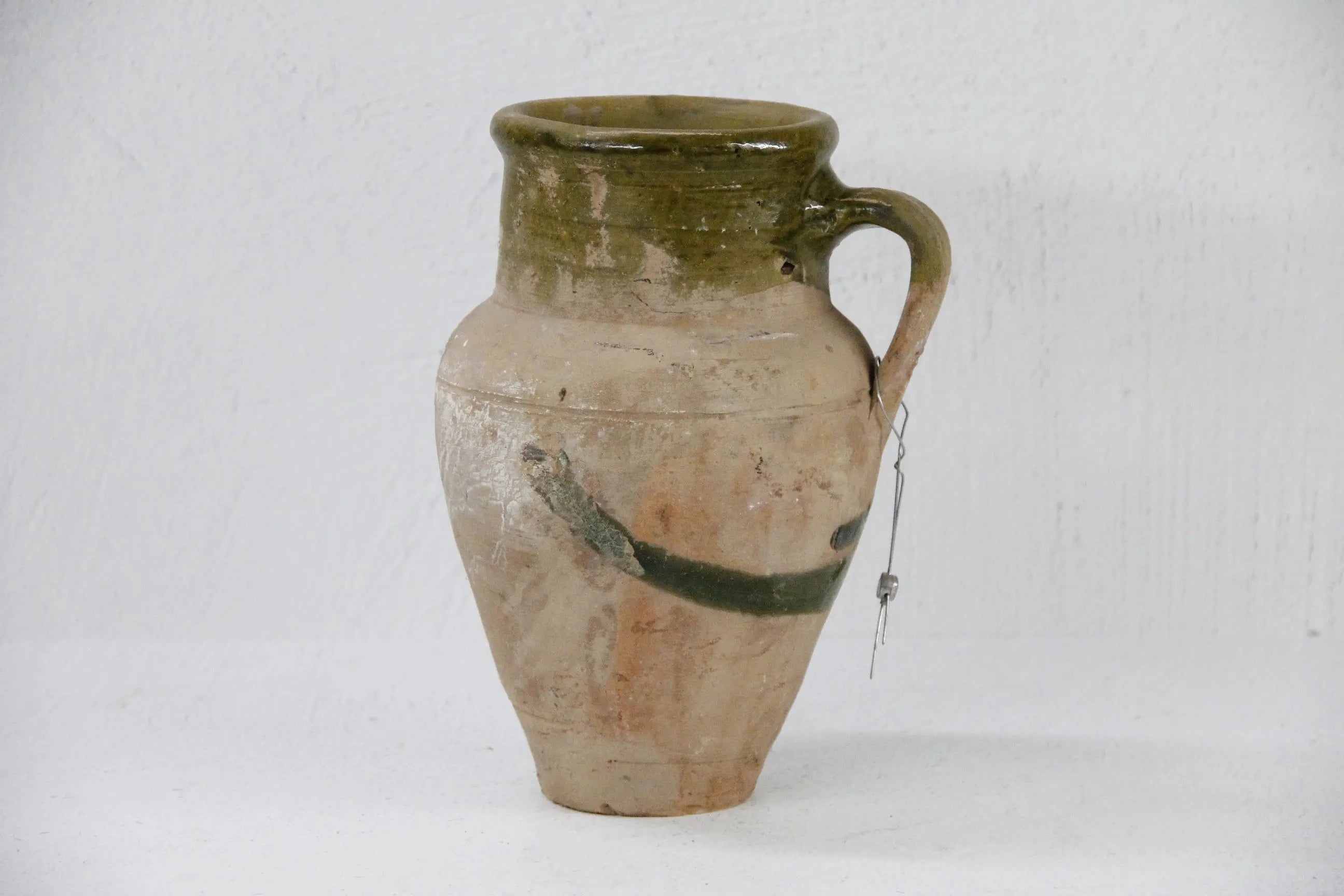 Turkish Olive Jar | Found Vessel European Storage 10.5"  Debra Hall Lifestyle