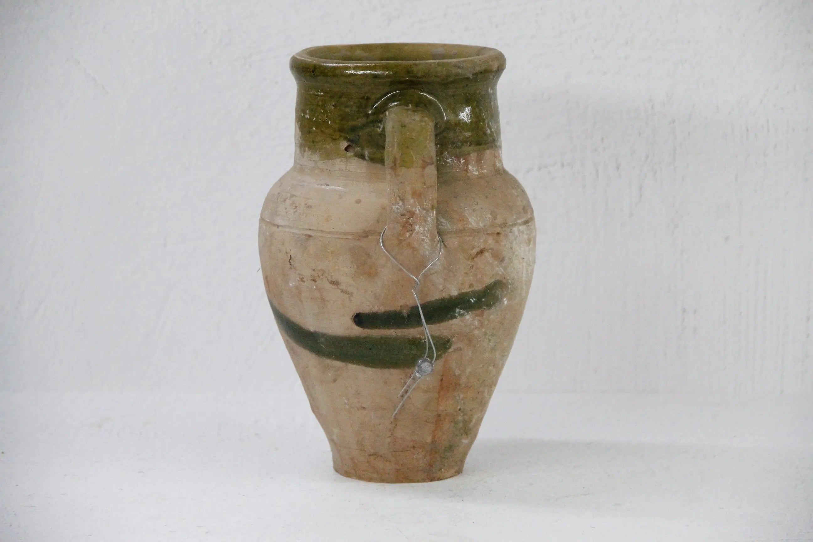 Turkish Olive Jar | Found Vessel European Storage 10.5"  Debra Hall Lifestyle