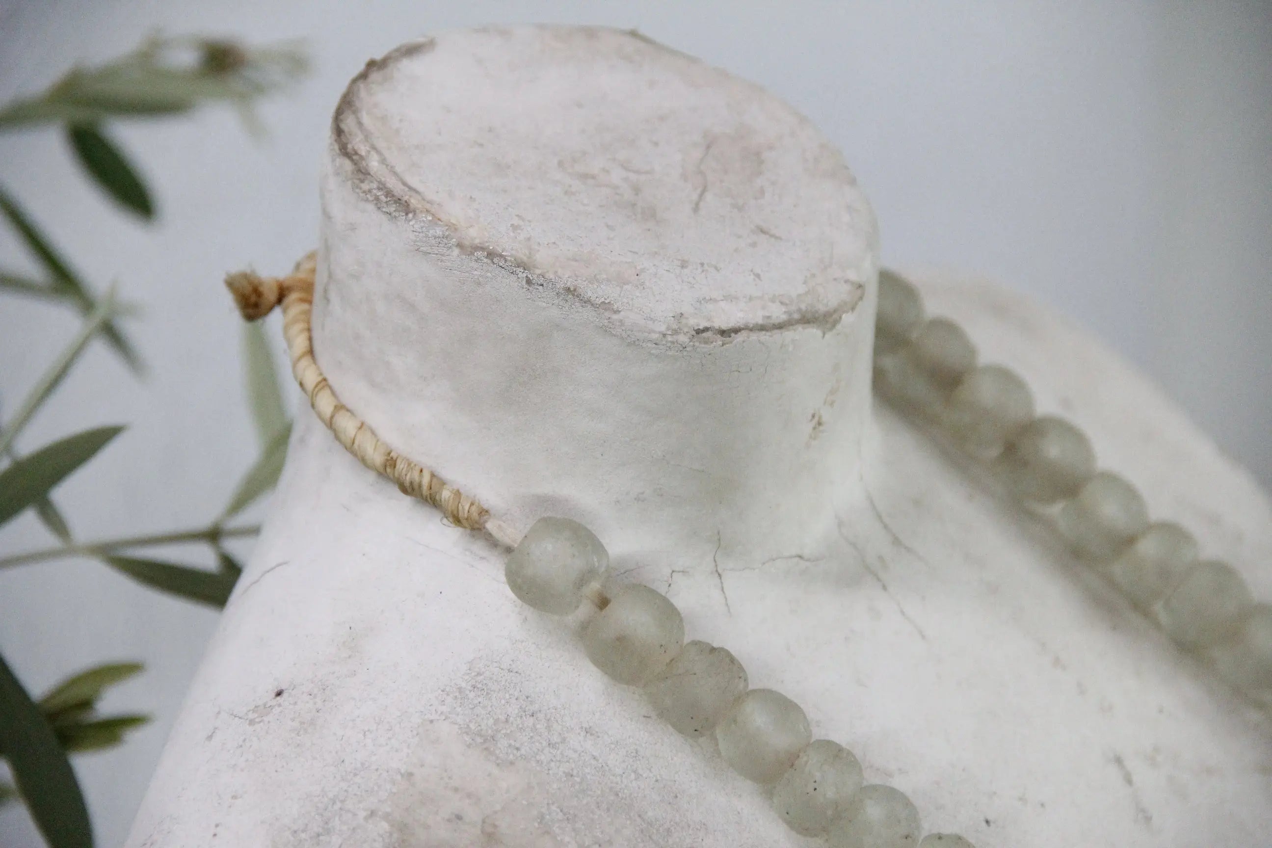 Vintage African Trade Beads | Glass-Clear Light  Debra Hall Lifestyle