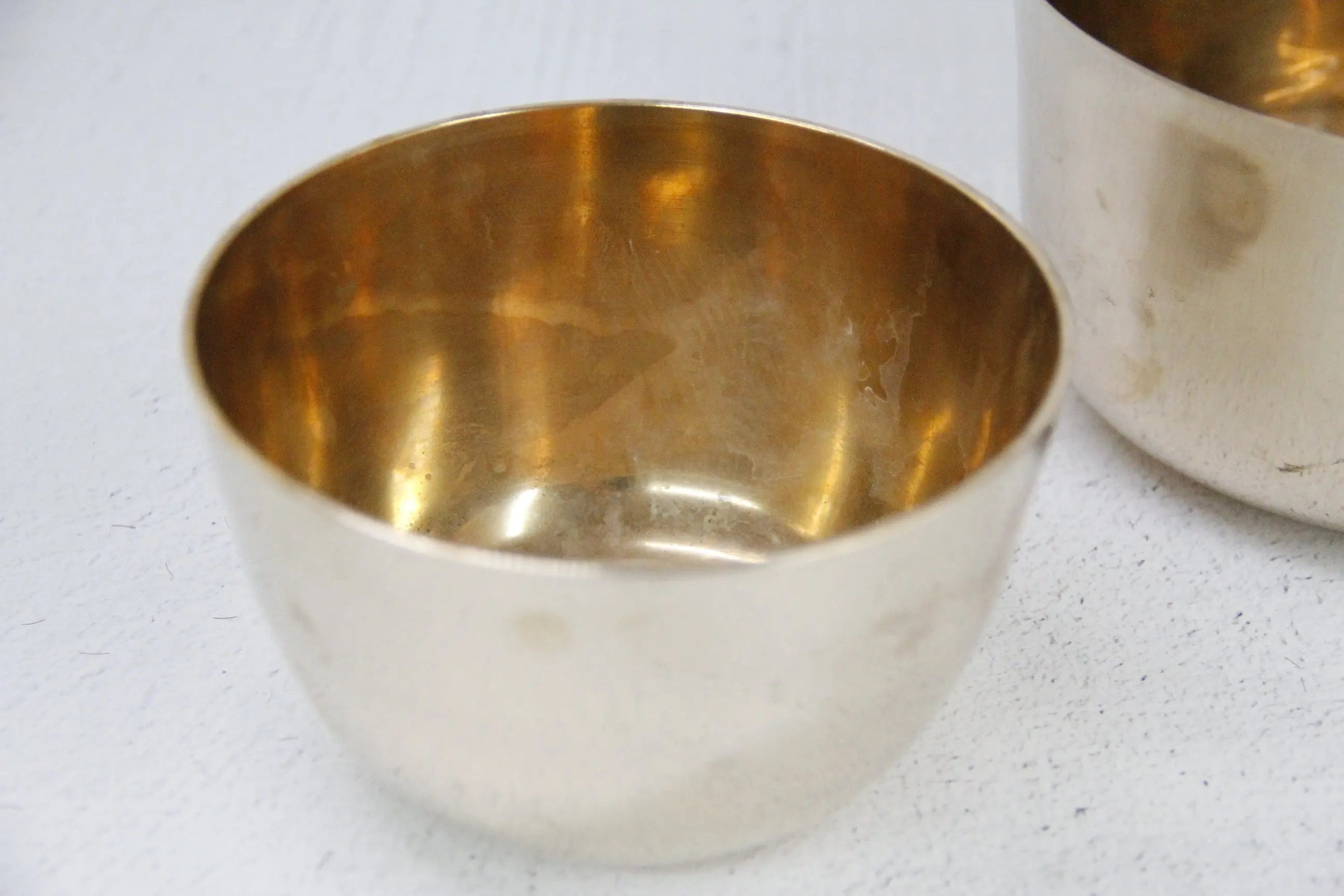 Vintage Brass Bowl | Assorted Sizes Heavy Solid Nesting  Debra Hall Lifestyle