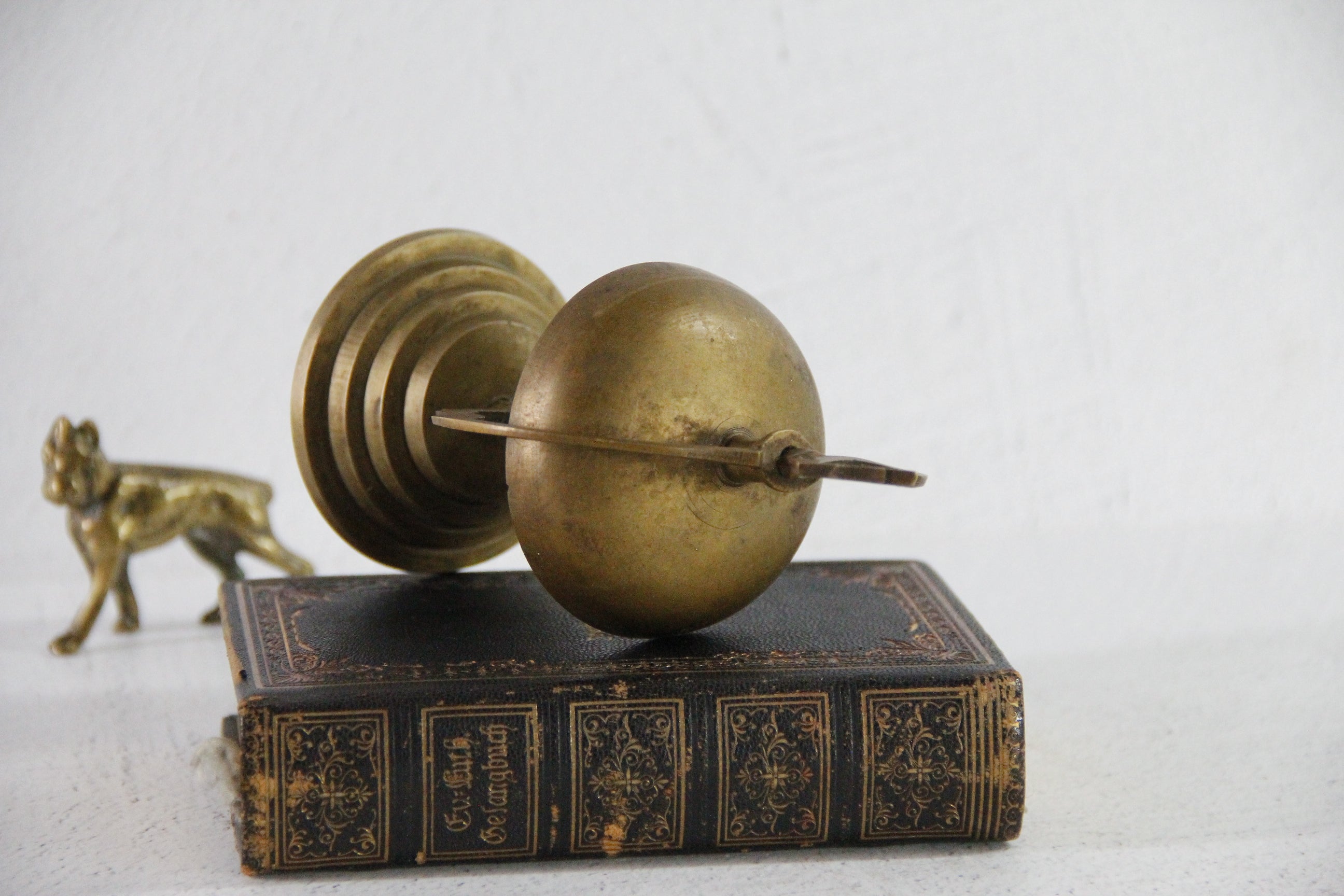 Vintage Brass Desk Bell | Hotel Concierge Call Bell  Debra Hall Lifestyle