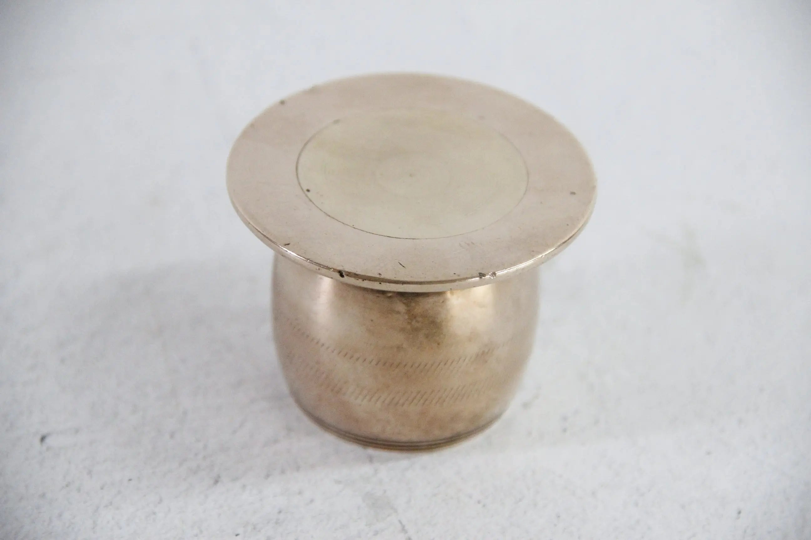 Vintage Brass Match Holder | Tramp Art Solid Brass  Debra Hall Lifestyle
