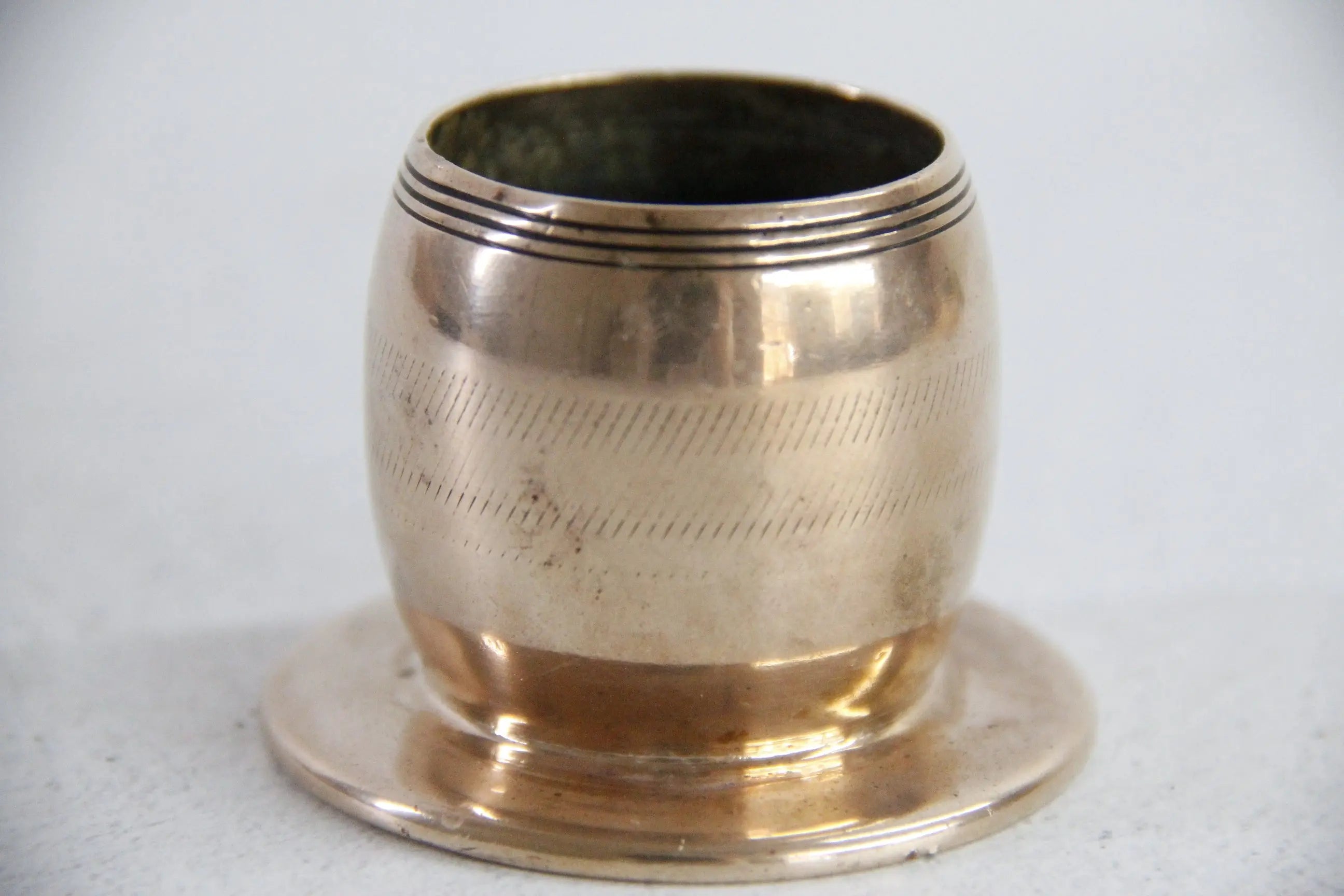 Vintage Brass Match Holder | Tramp Art Solid Brass  Debra Hall Lifestyle