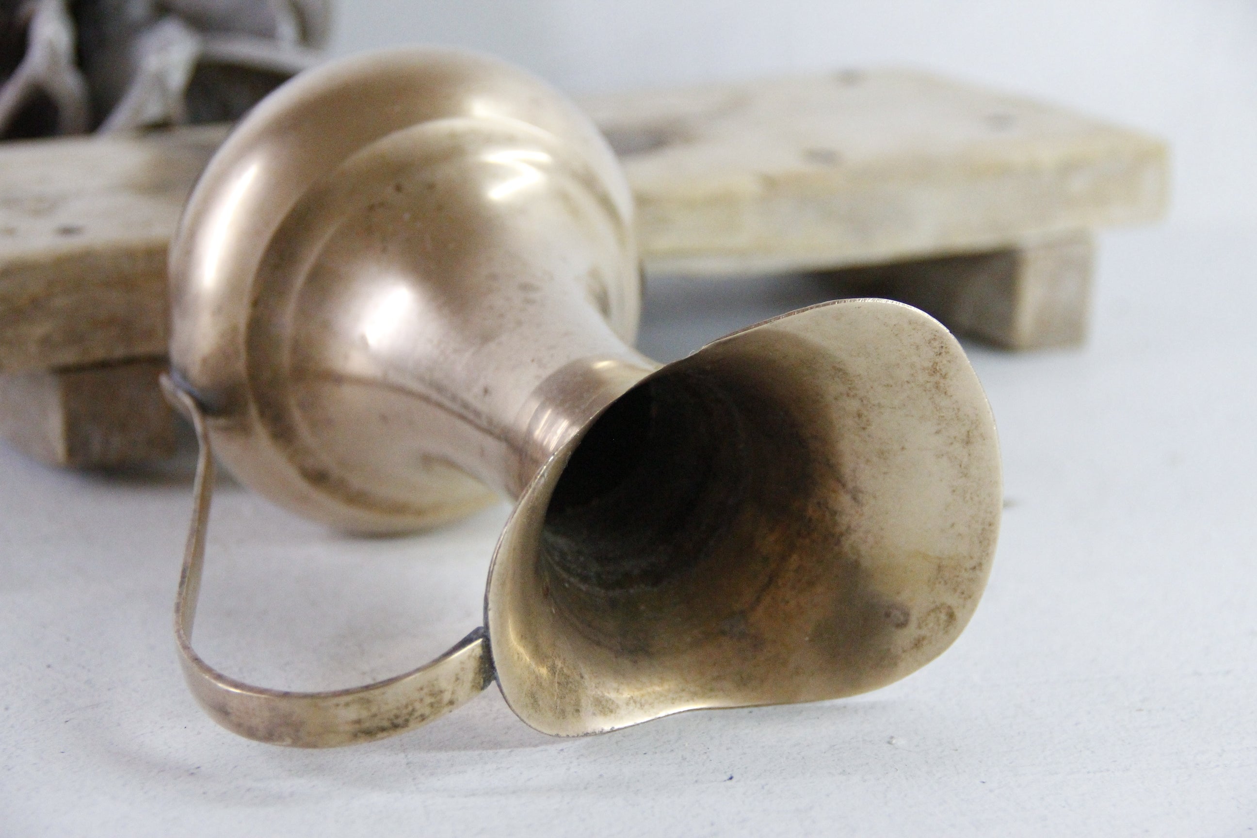 Vintage Brass Pitcher | Modern Vintage Vase/Jug  Debra Hall Lifestyle